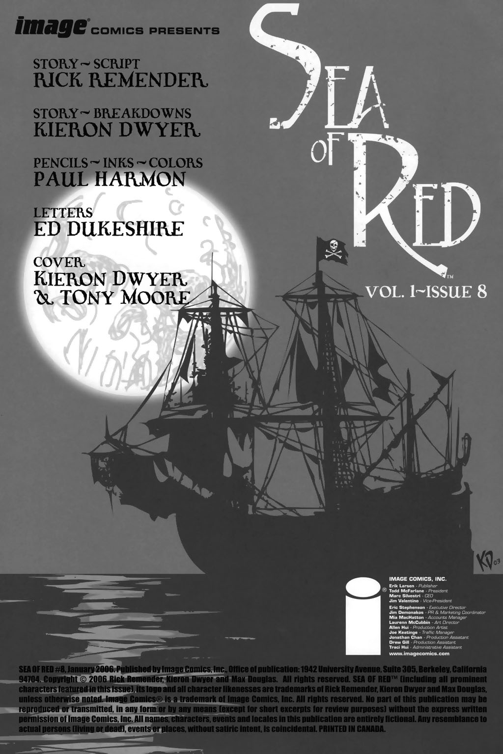 Read online Sea of Red comic -  Issue #8 - 2