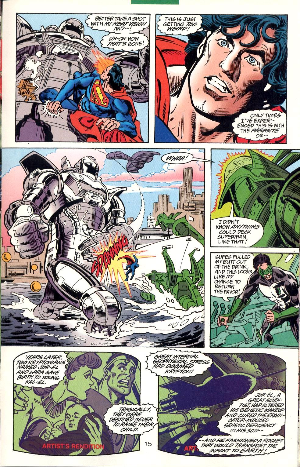 Read online Superman (1987) comic -  Issue #105 - 16