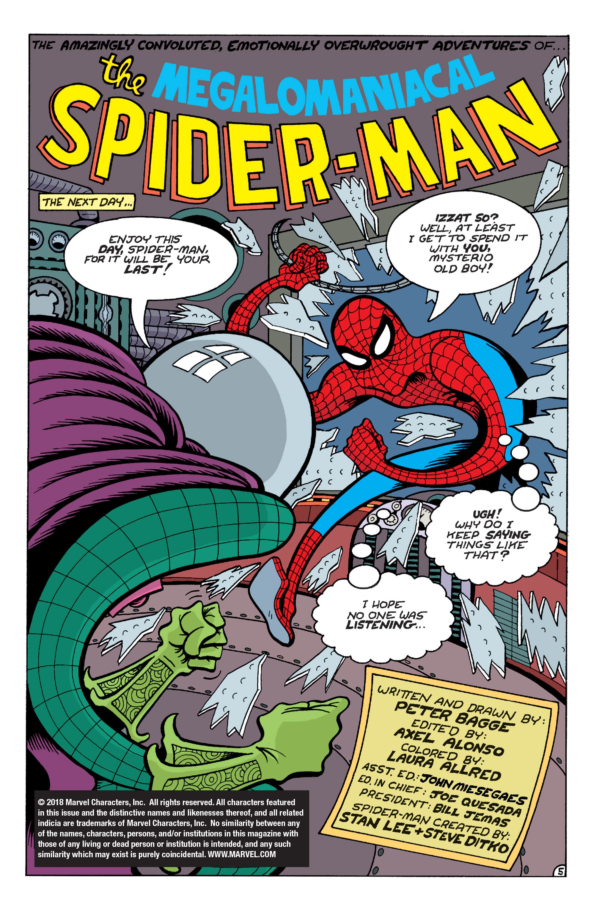 Read online Startling Stories: The Megalomaniacal Spider-Man comic -  Issue # Full - 6