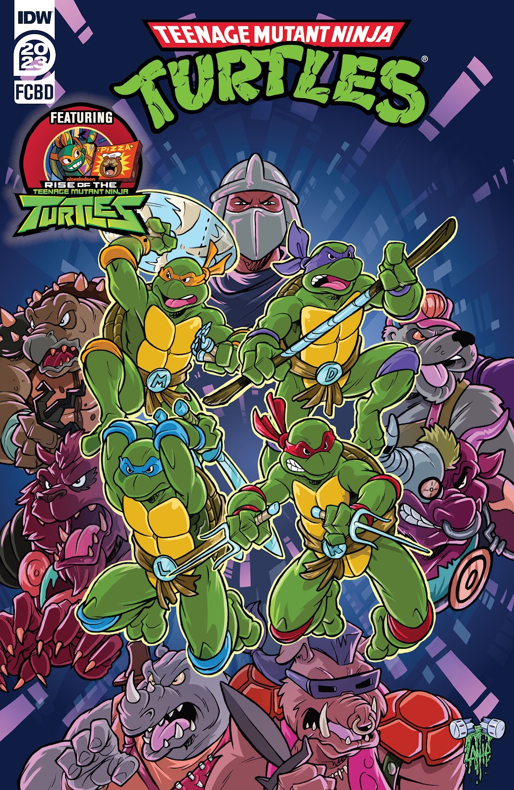 <{ $series->title }} issue Teenage Mutant Ninja Turtles - Page 1