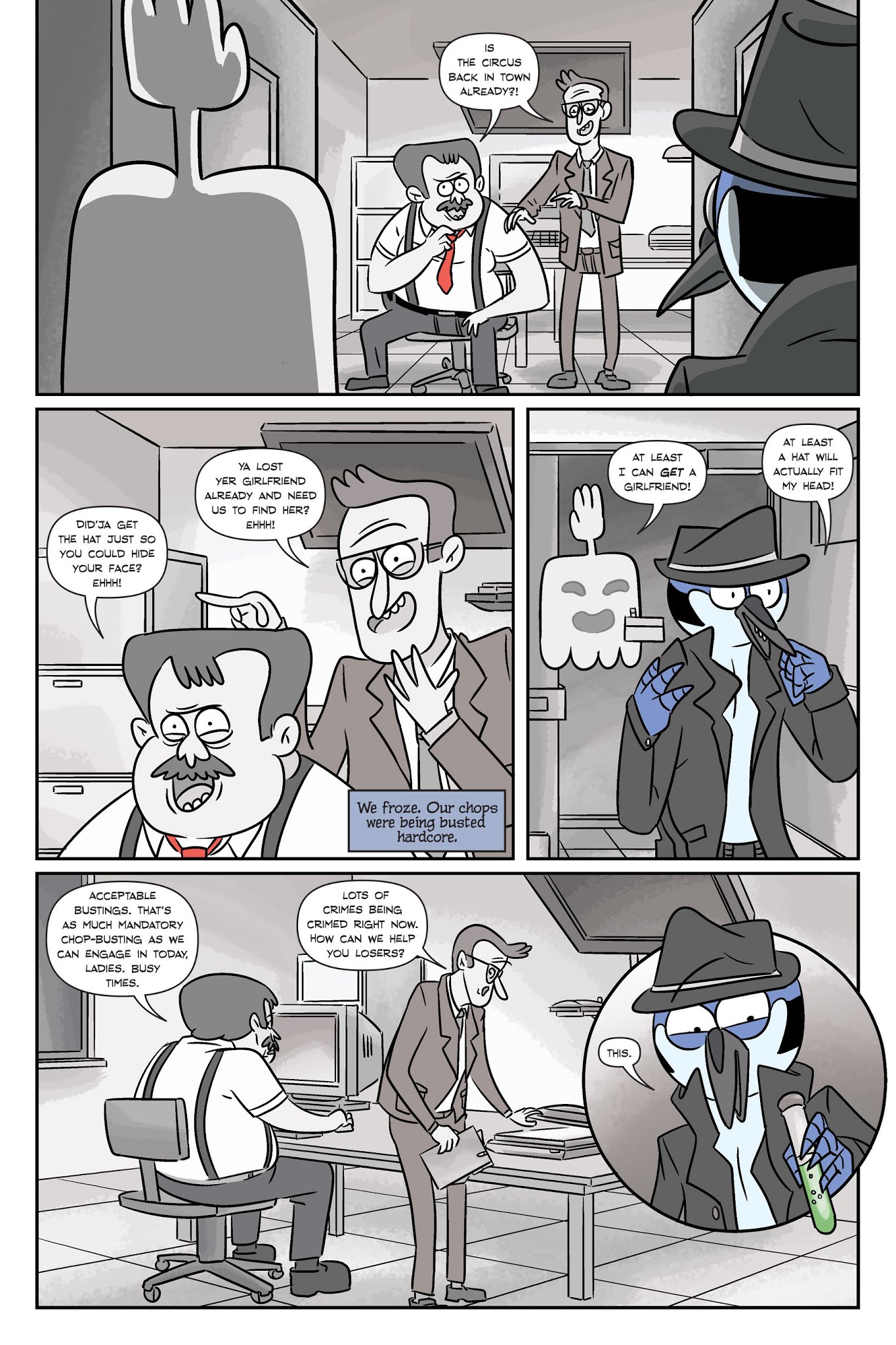 Read online Regular Show: Noir Means Noir, Buddy comic -  Issue # TPB (Part 1) - 28