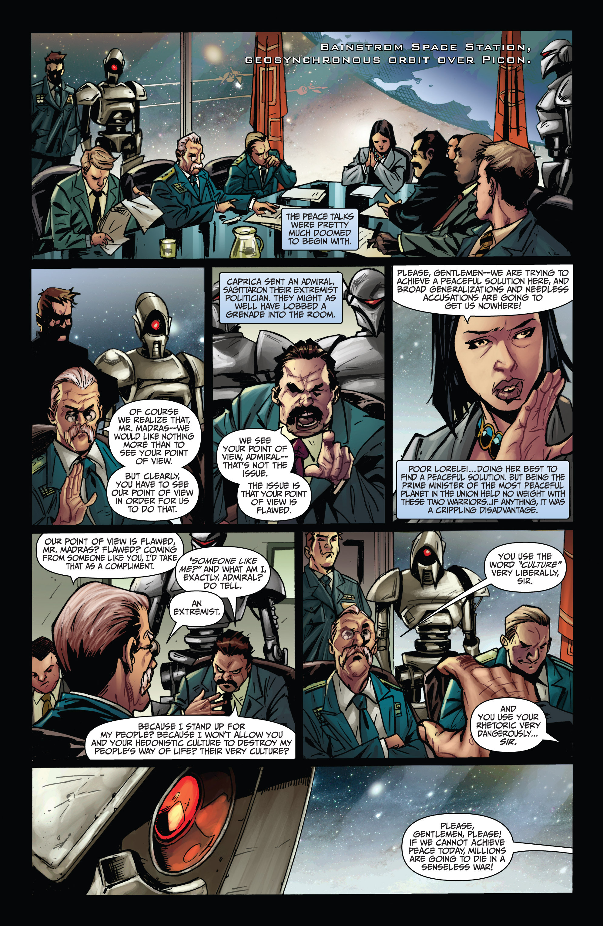 Read online Battlestar Galactica: Cylon War comic -  Issue #3 - 8