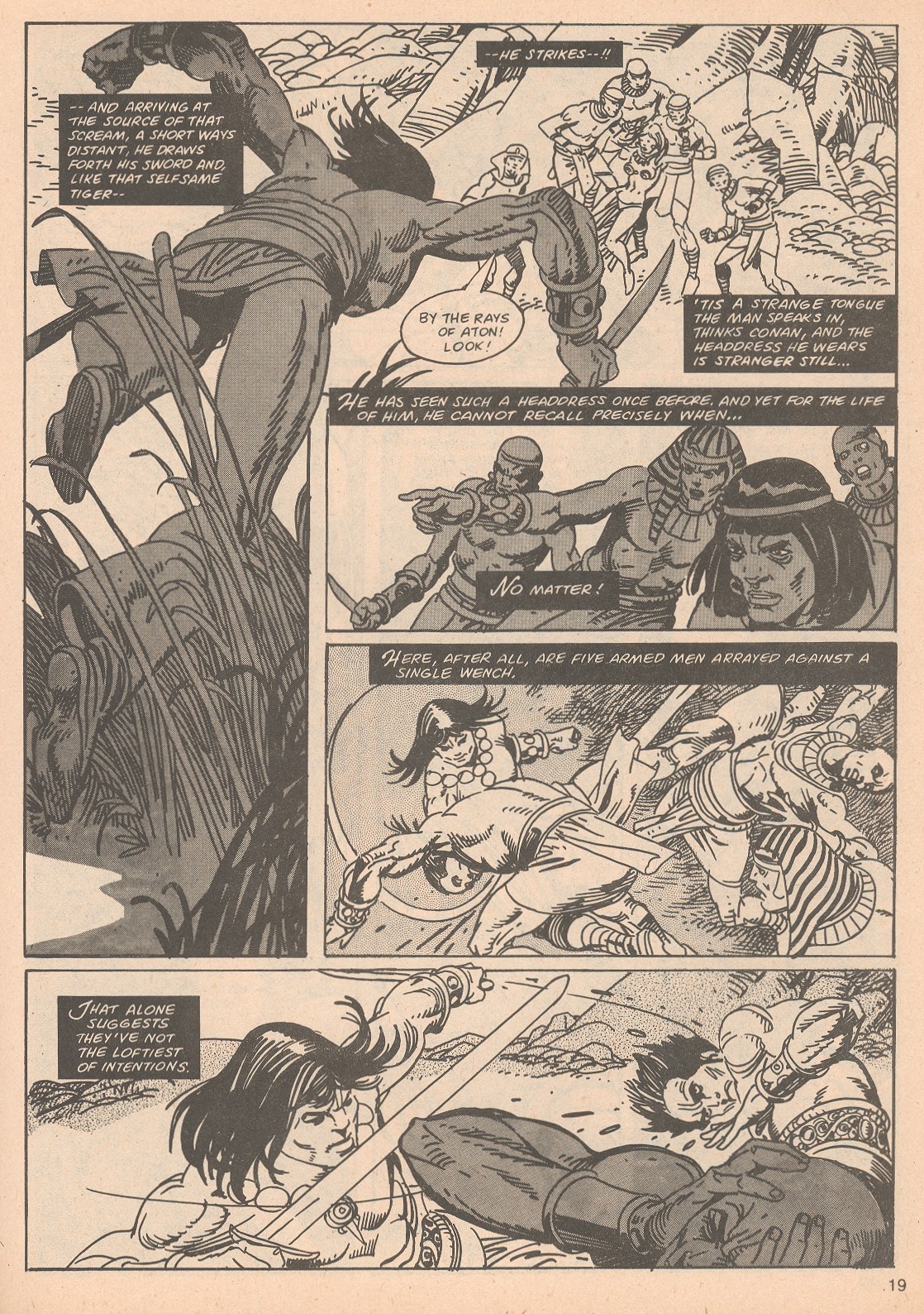 Read online The Savage Sword Of Conan comic -  Issue #65 - 19