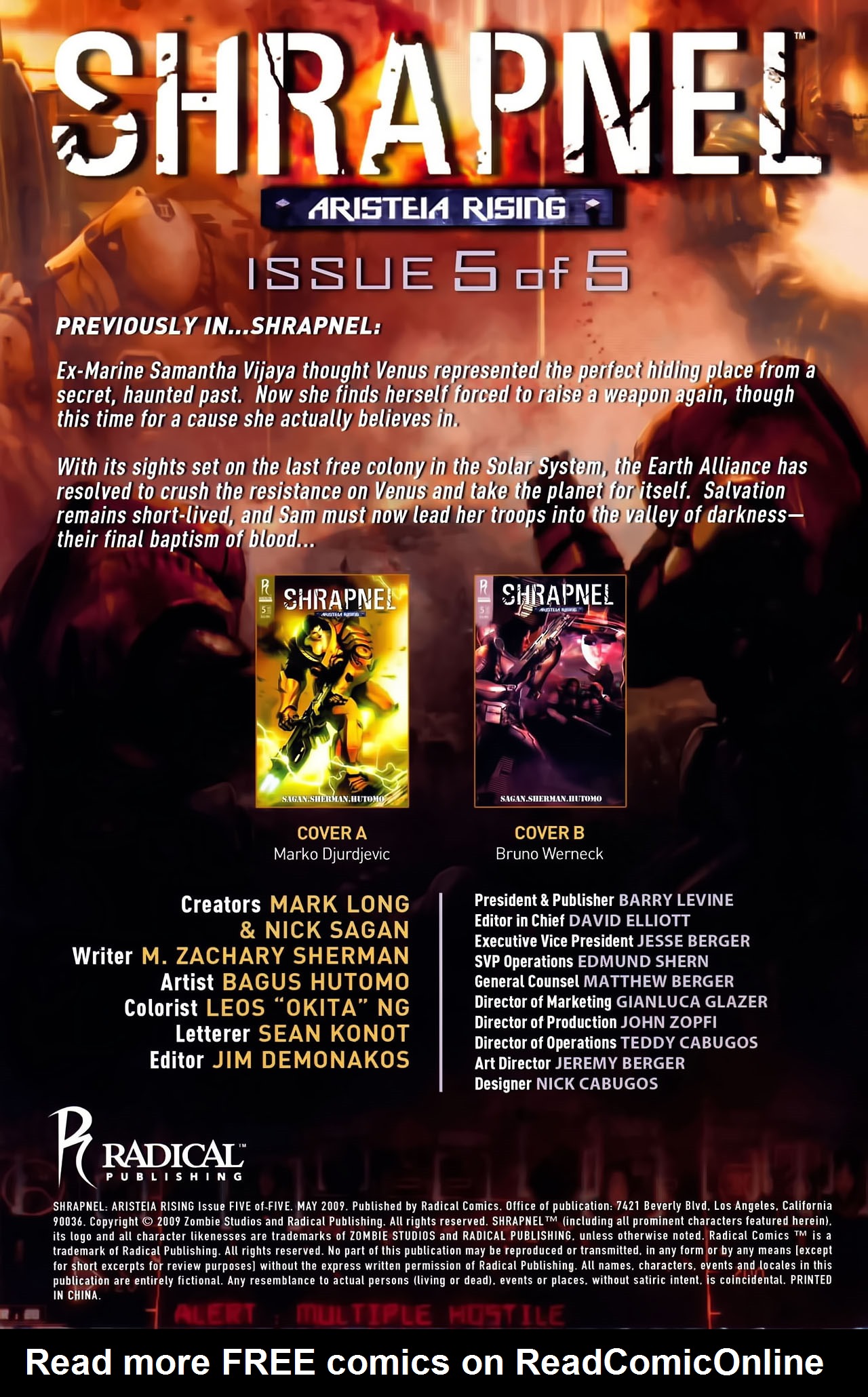 Read online Shrapnel: Aristeia Rising comic -  Issue #5 - 3