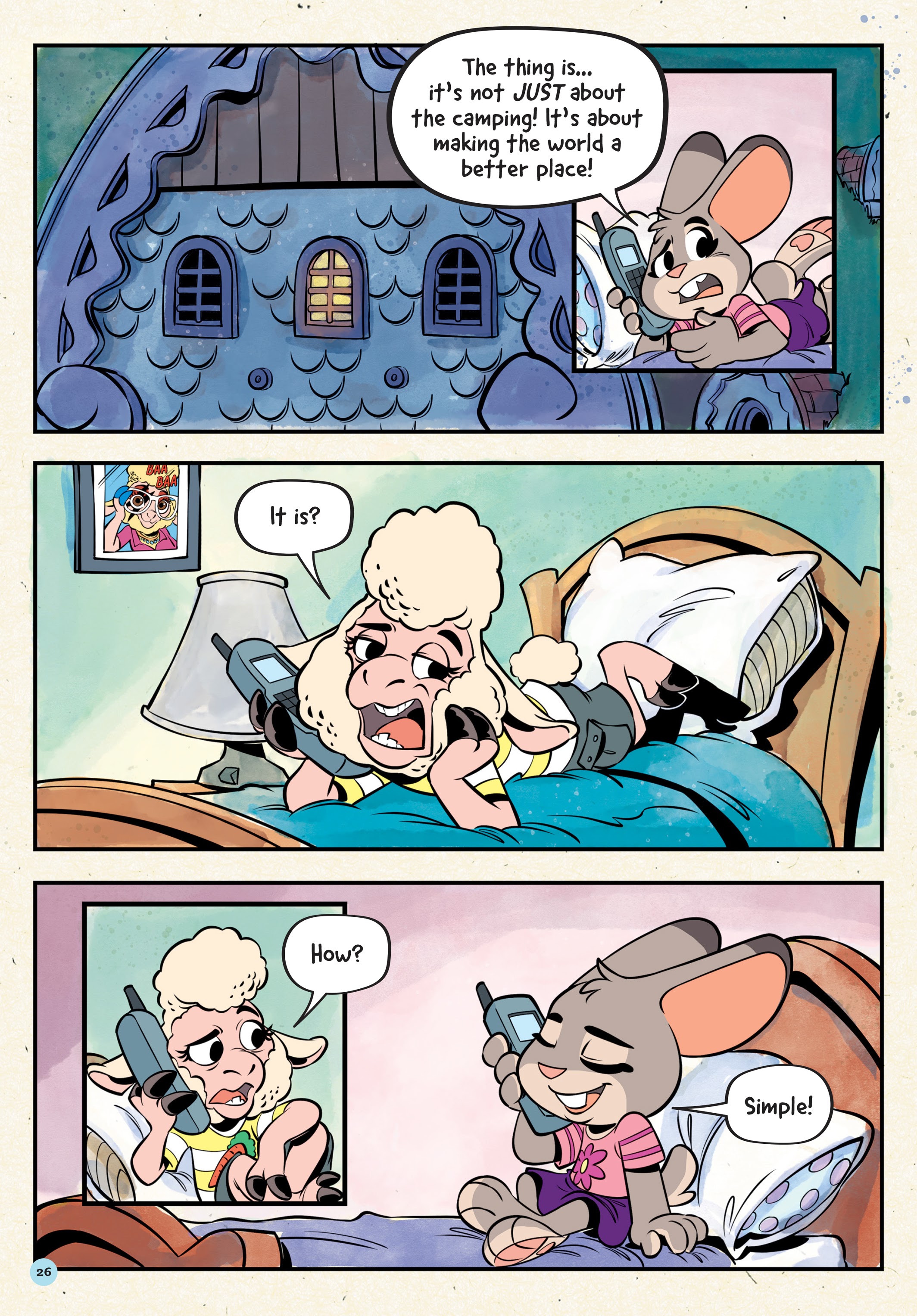 Read online Disney Zootopia: Family Night comic -  Issue # Full - 25