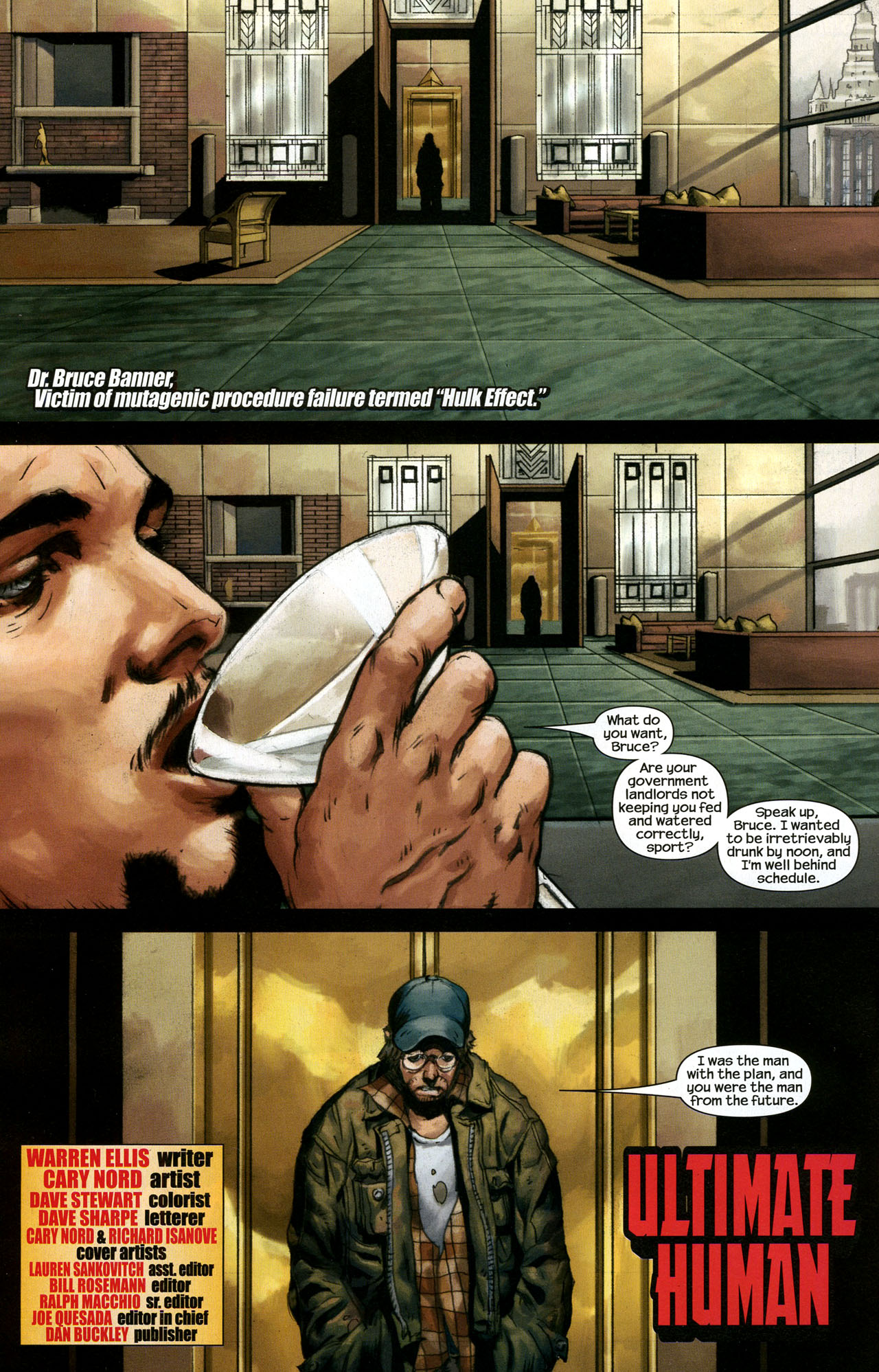 Read online Ultimate Human comic -  Issue #1 - 3