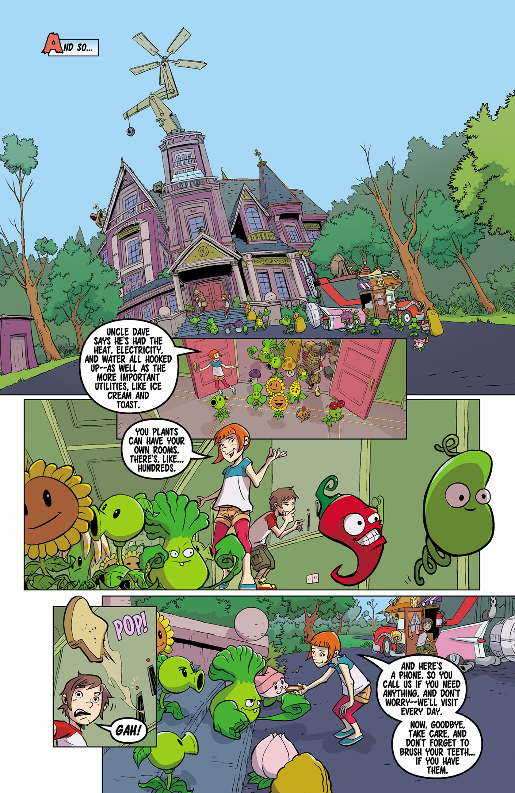 Read online Plants vs. Zombies: Grown Sweet Home comic -  Issue #4 - 8