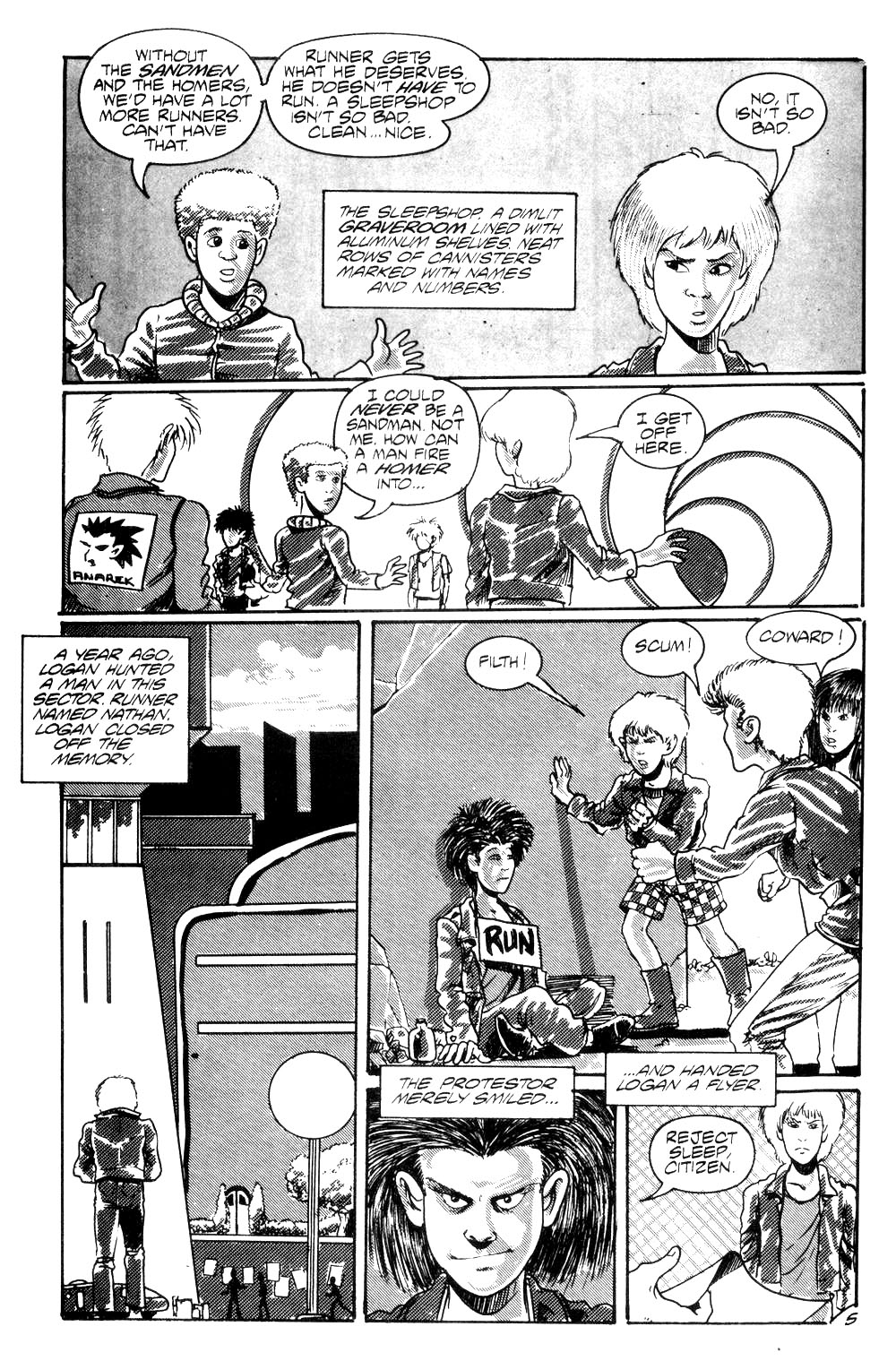 Read online Logan's Run (1990) comic -  Issue #1 - 7