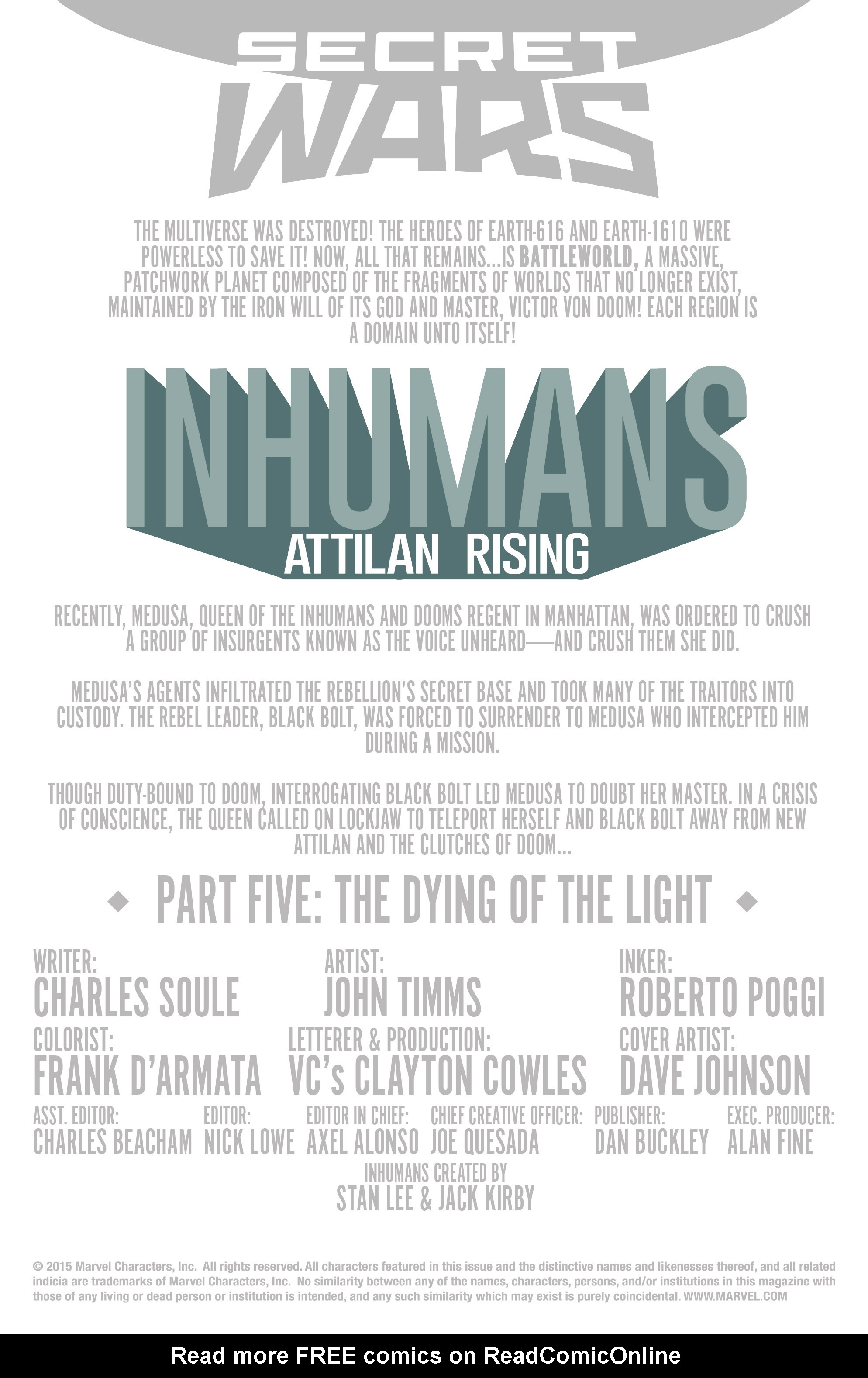 Read online Inhumans: Attilan Rising comic -  Issue #5 - 2