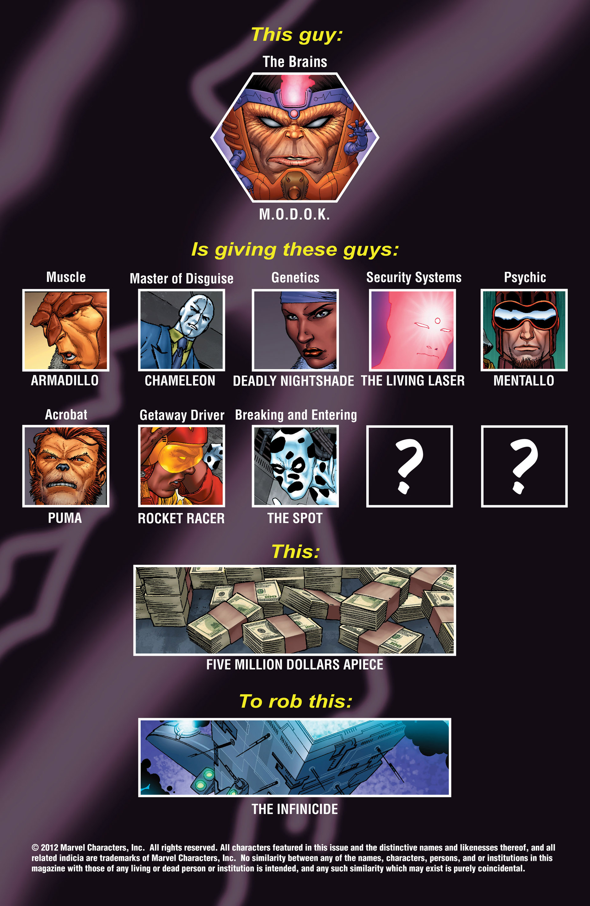 Read online Super-Villain Team-Up/MODOK's 11 comic -  Issue #2 - 2