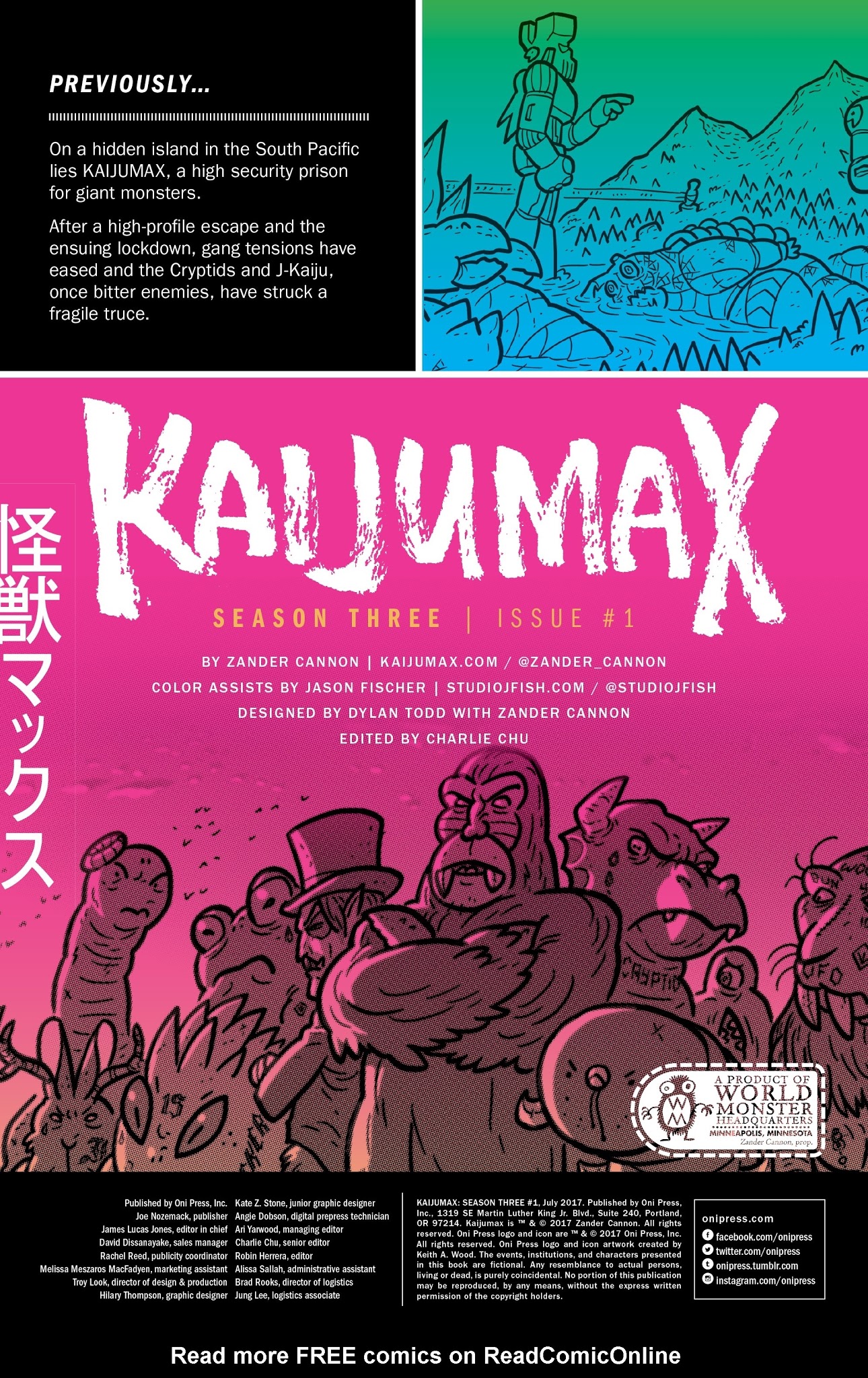 Read online Kaijumax: Season Three comic -  Issue #1 - 2