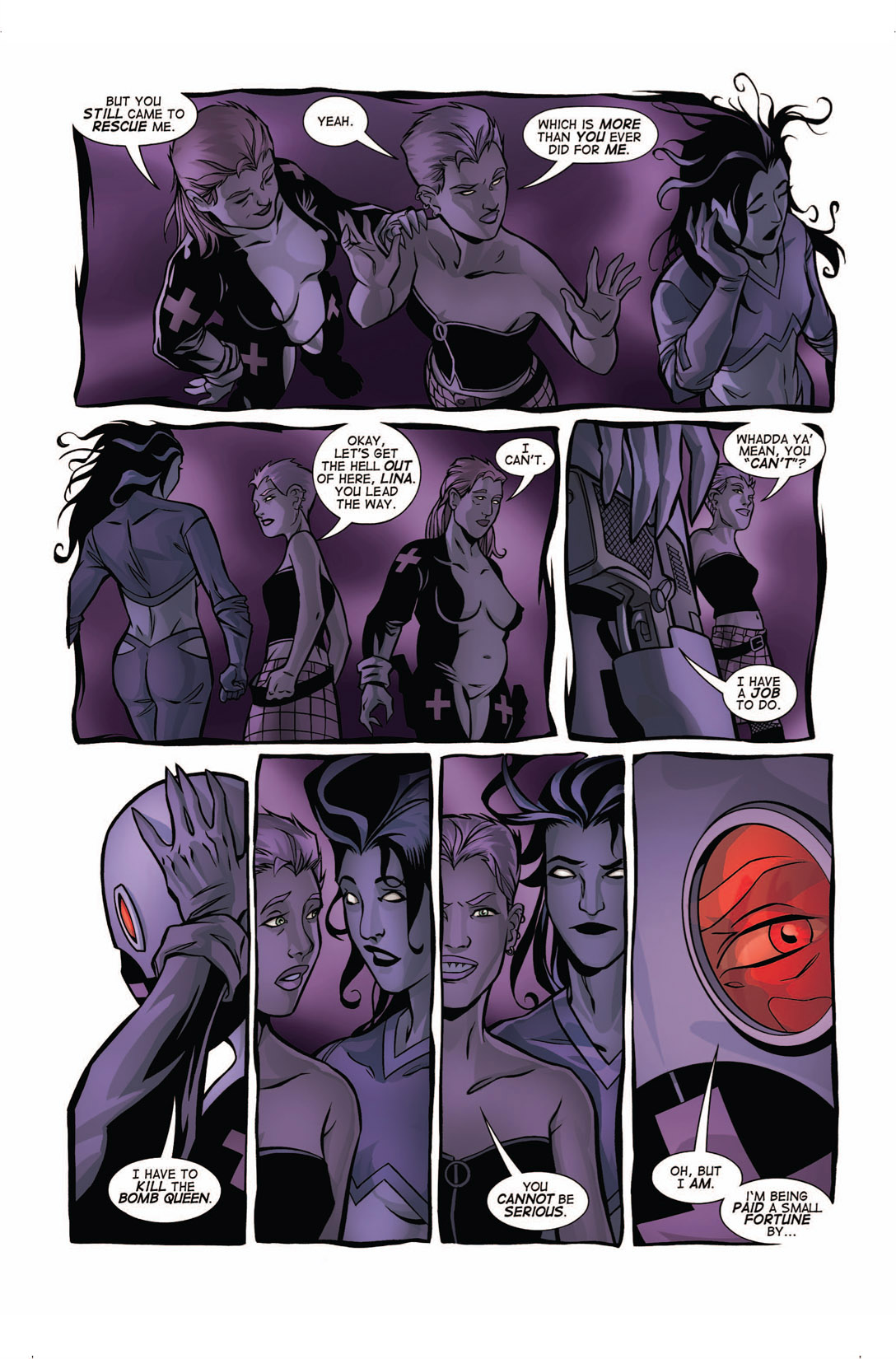 Read online Bomb Queen III: The Good, The Bad & The Lovely comic -  Issue #2 - 8
