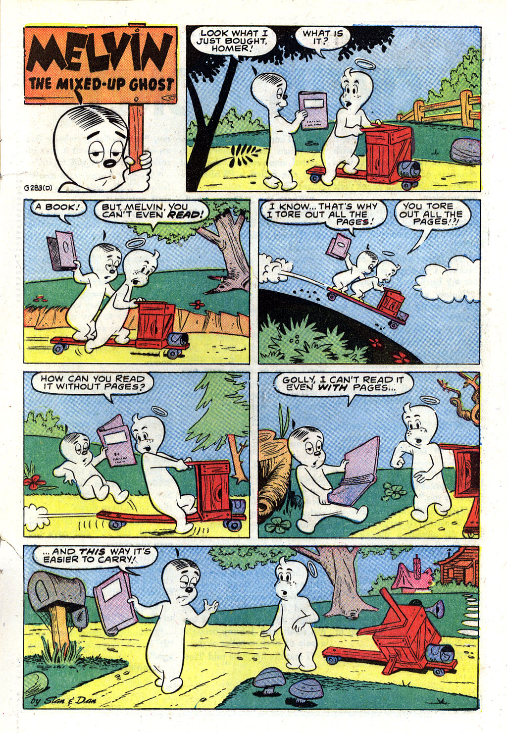 Read online Homer, the Happy Ghost comic -  Issue #4 - 15
