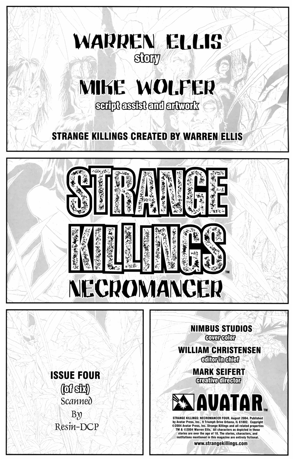 Read online Strange Killings: Necromancer comic -  Issue #4 - 2