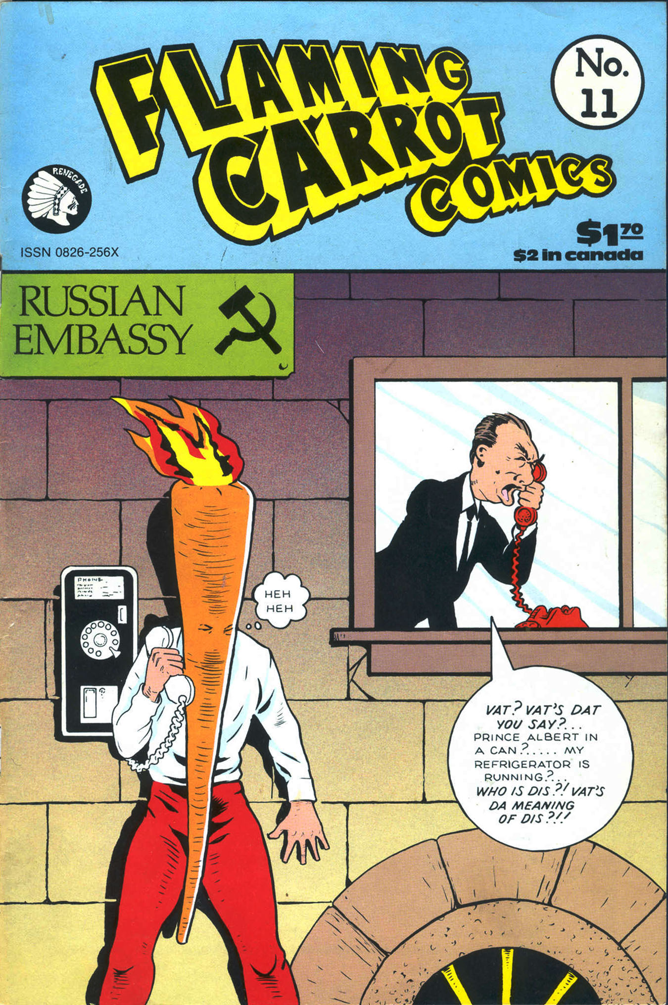 Read online Flaming Carrot Comics (1984) comic -  Issue #11 - 1