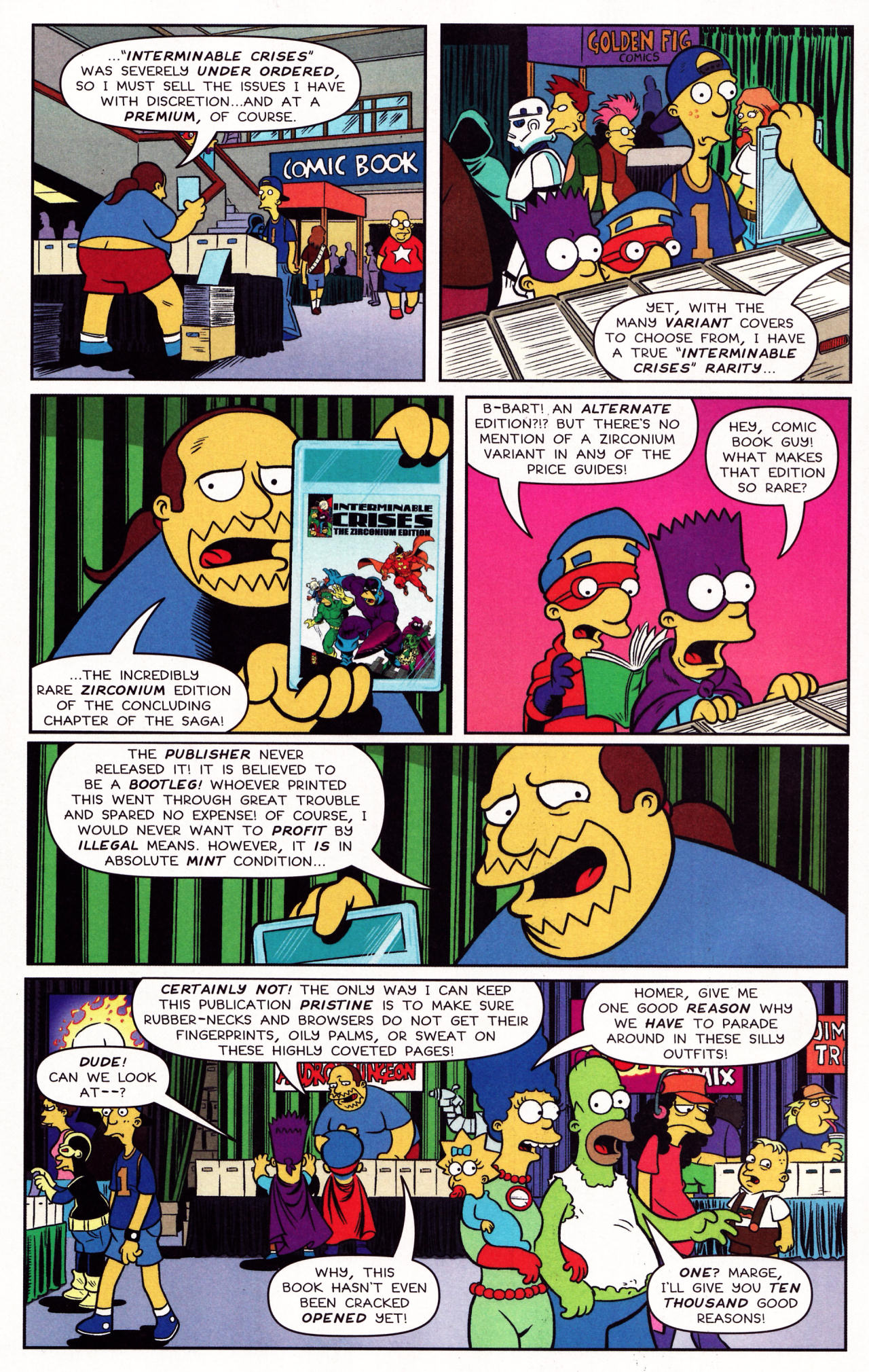 Read online Bongo Comics Presents Simpsons Super Spectacular comic -  Issue #6 - 6