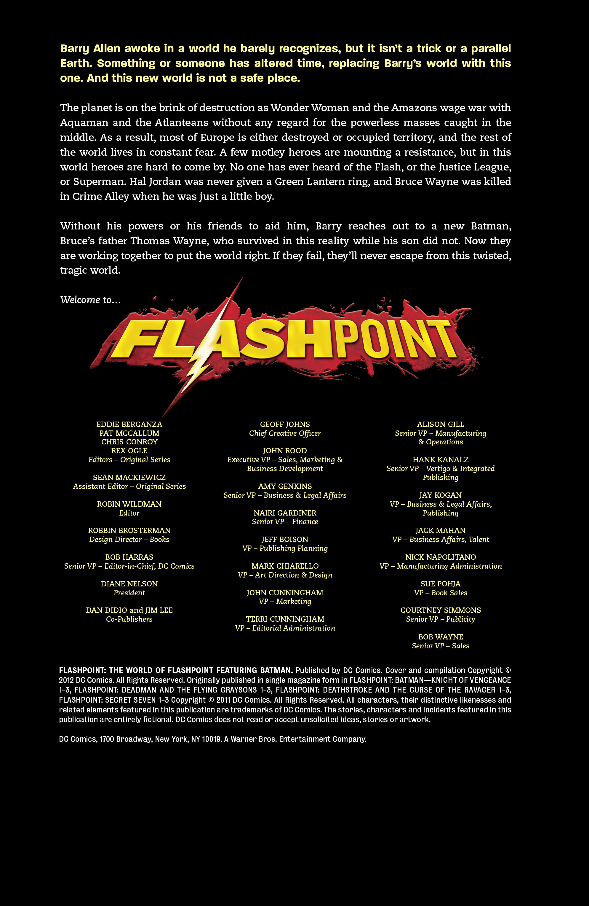 Read online Flashpoint: The World of Flashpoint Featuring Batman comic -  Issue # Full - 4