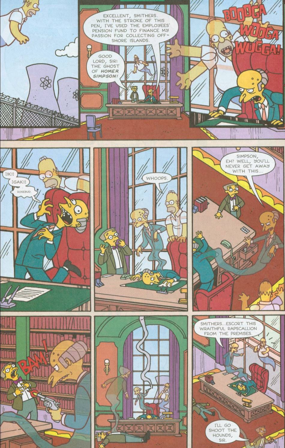 Read online Treehouse of Horror comic -  Issue #8 - 12