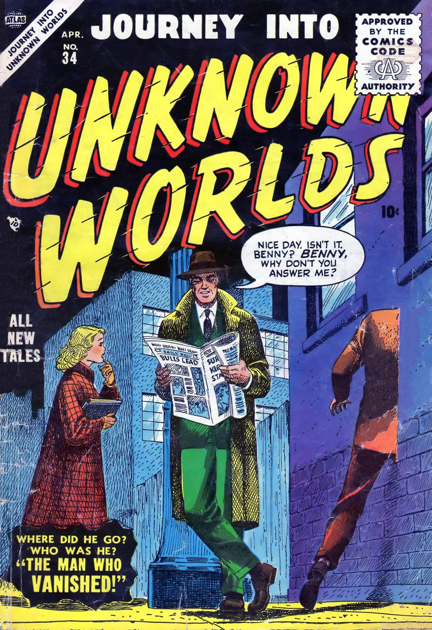 Read online Journey Into Unknown Worlds comic -  Issue #34 - 1
