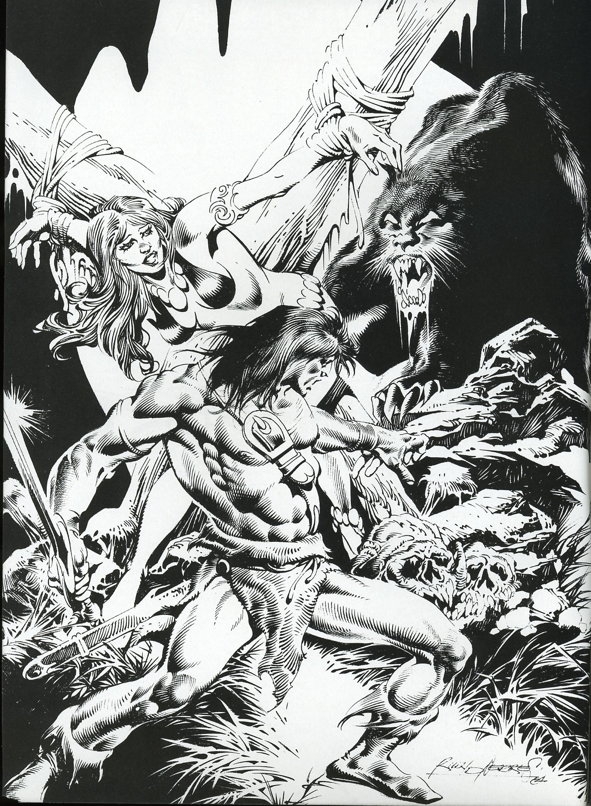 Read online The Savage Sword Of Conan comic -  Issue #123 - 2