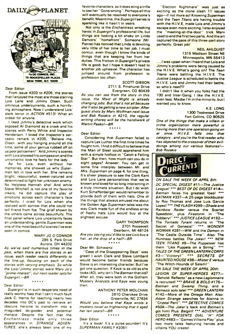 Read online The Superman Family comic -  Issue #208 - 2