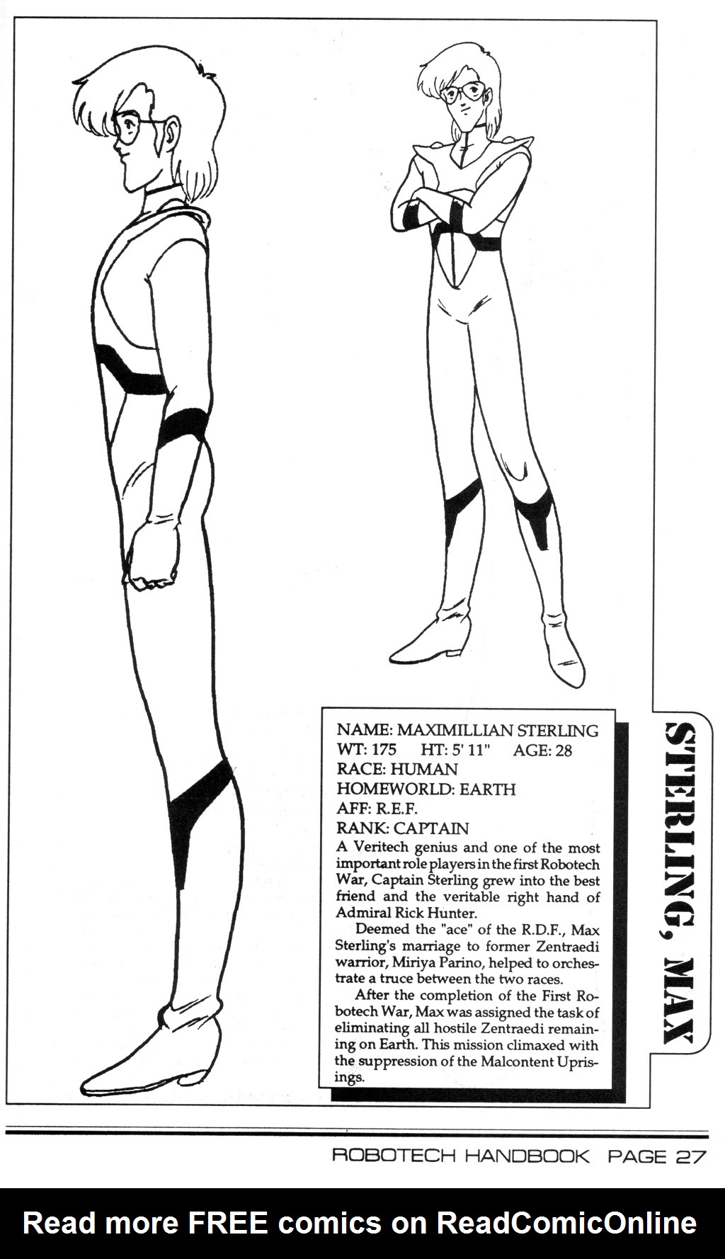 Read online Robotech II: The Sentinels comic -  Issue # _Handbook 1 - 29