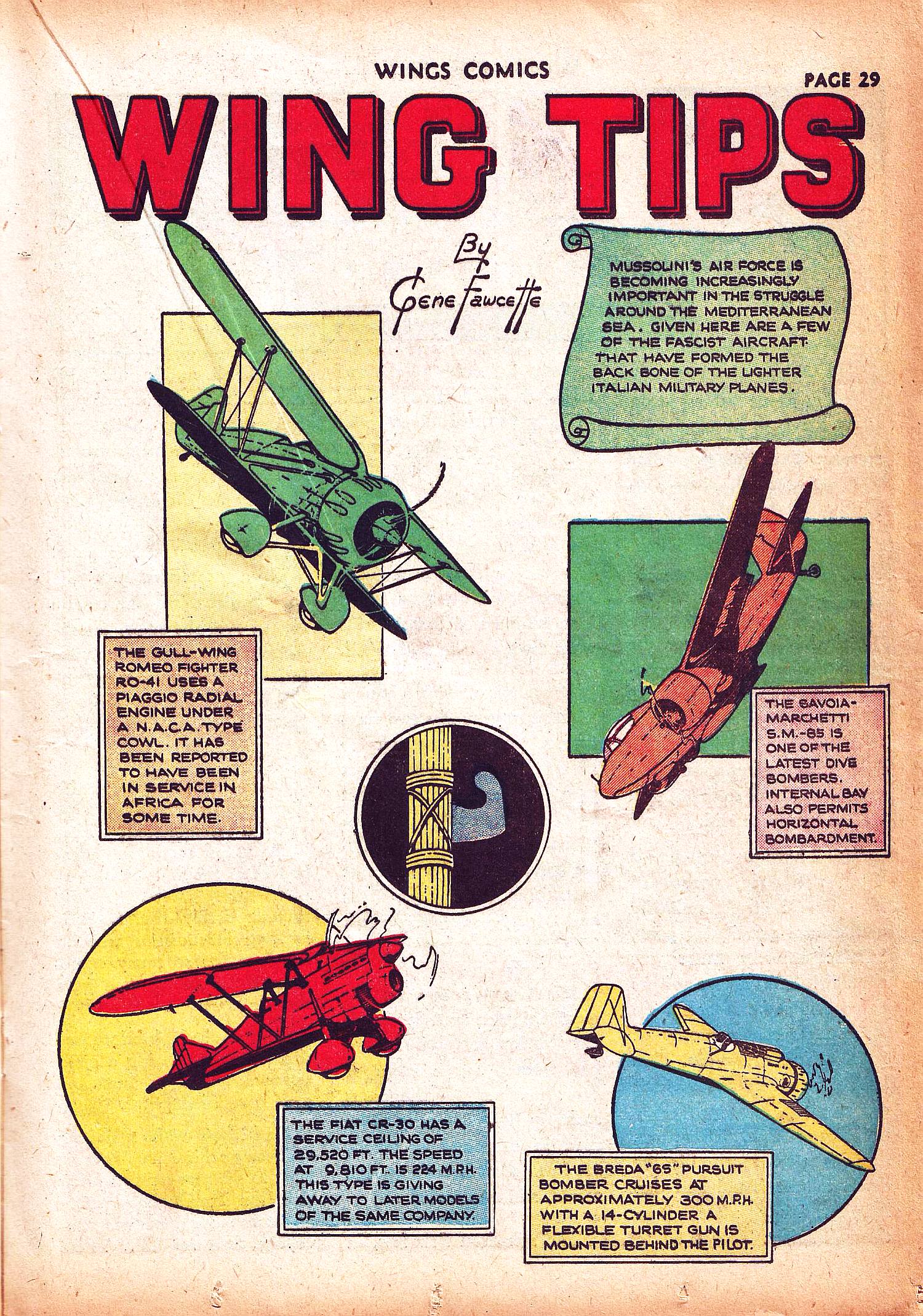 Read online Wings Comics comic -  Issue #3 - 31