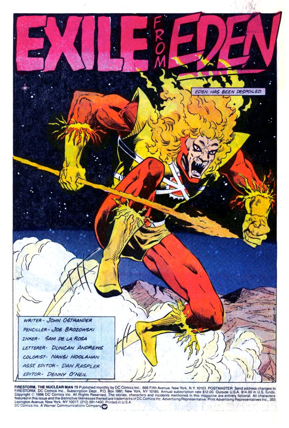 Read online Firestorm, the Nuclear Man comic -  Issue #79 - 2