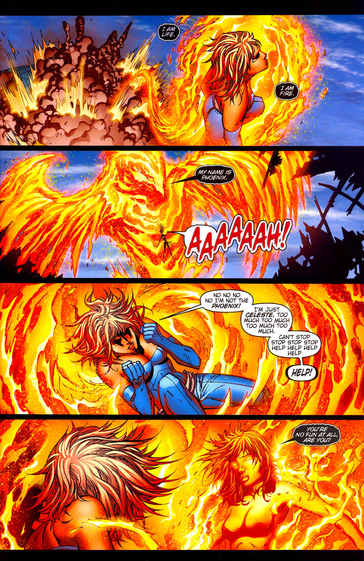 Read online X-Men: Phoenix - Warsong comic -  Issue #4 - 5