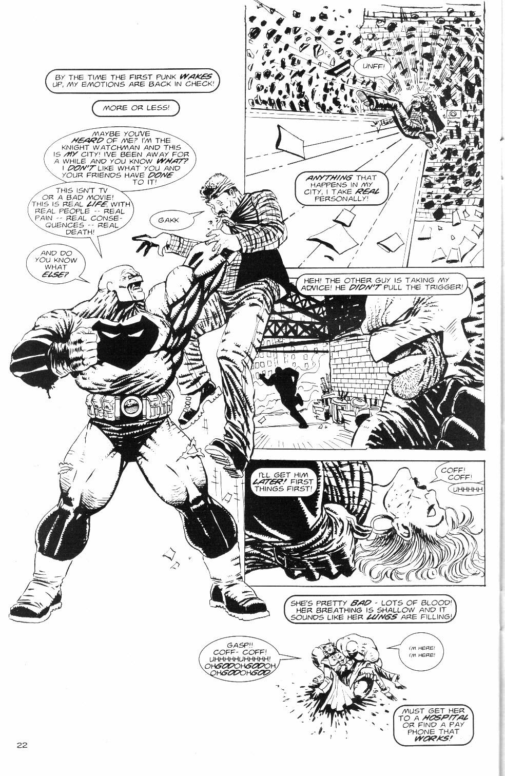 Read online Knight Watchman: Graveyard Shift comic -  Issue #1 - 24