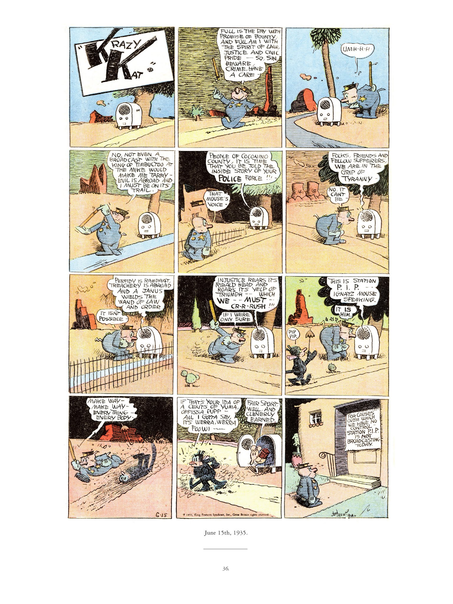 Read online Krazy & Ignatz comic -  Issue # TPB 9 - 34