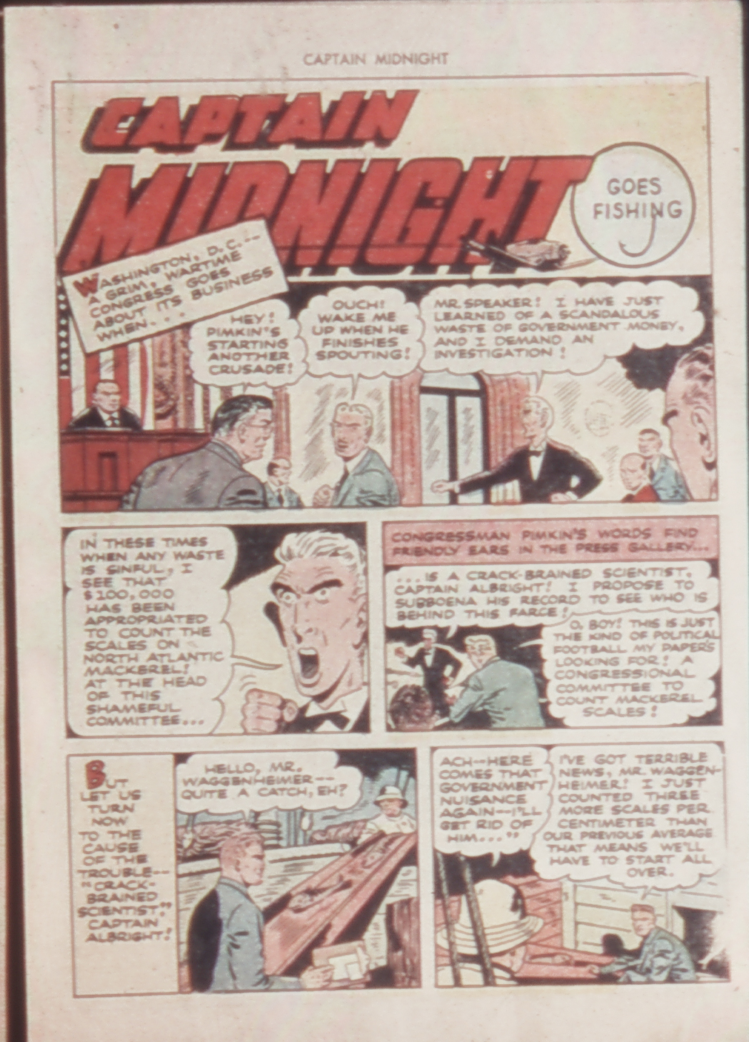 Read online Captain Midnight (1942) comic -  Issue #21 - 15