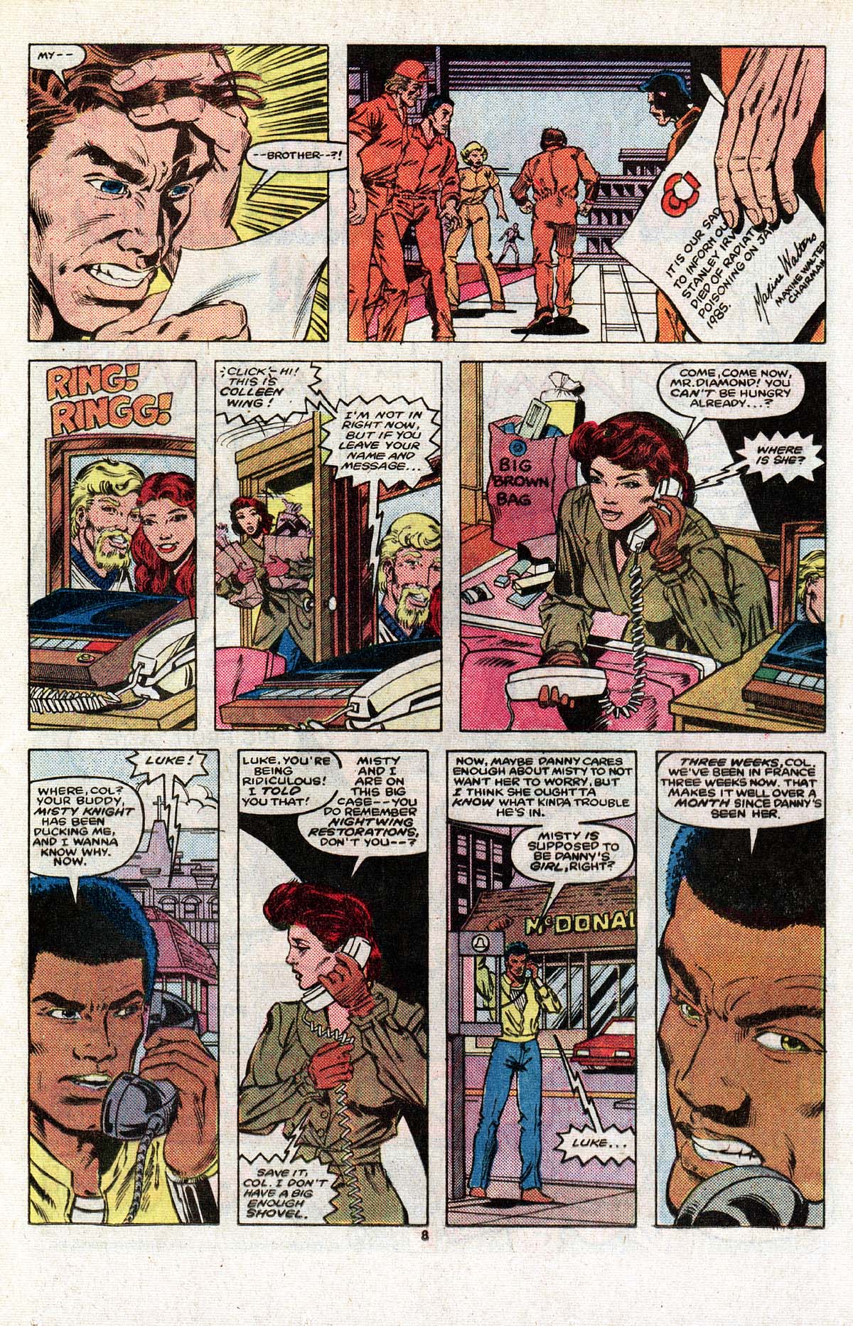 Read online Power Man and Iron Fist (1978) comic -  Issue #117 - 9