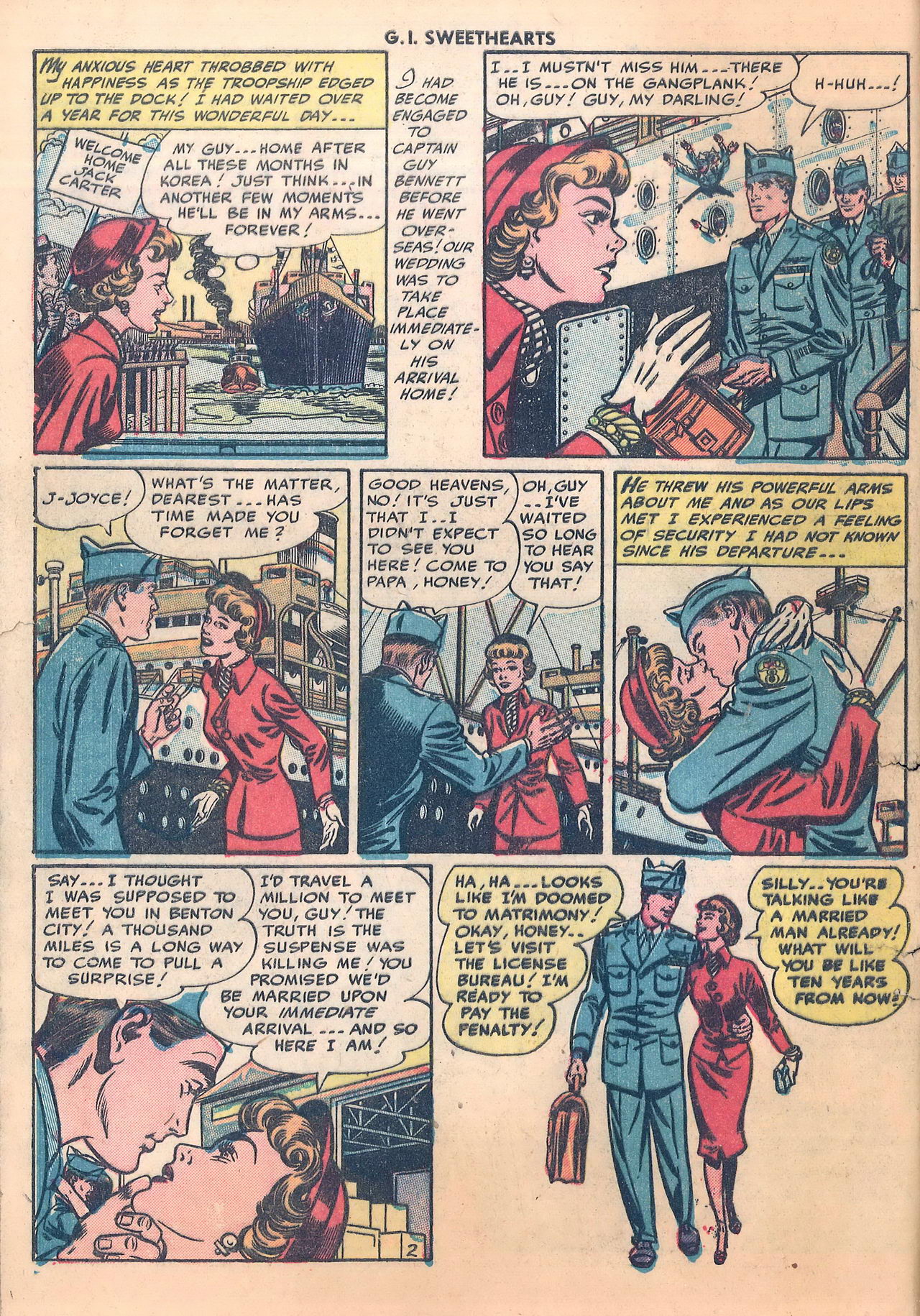 Read online G.I. Sweethearts comic -  Issue #36 - 4