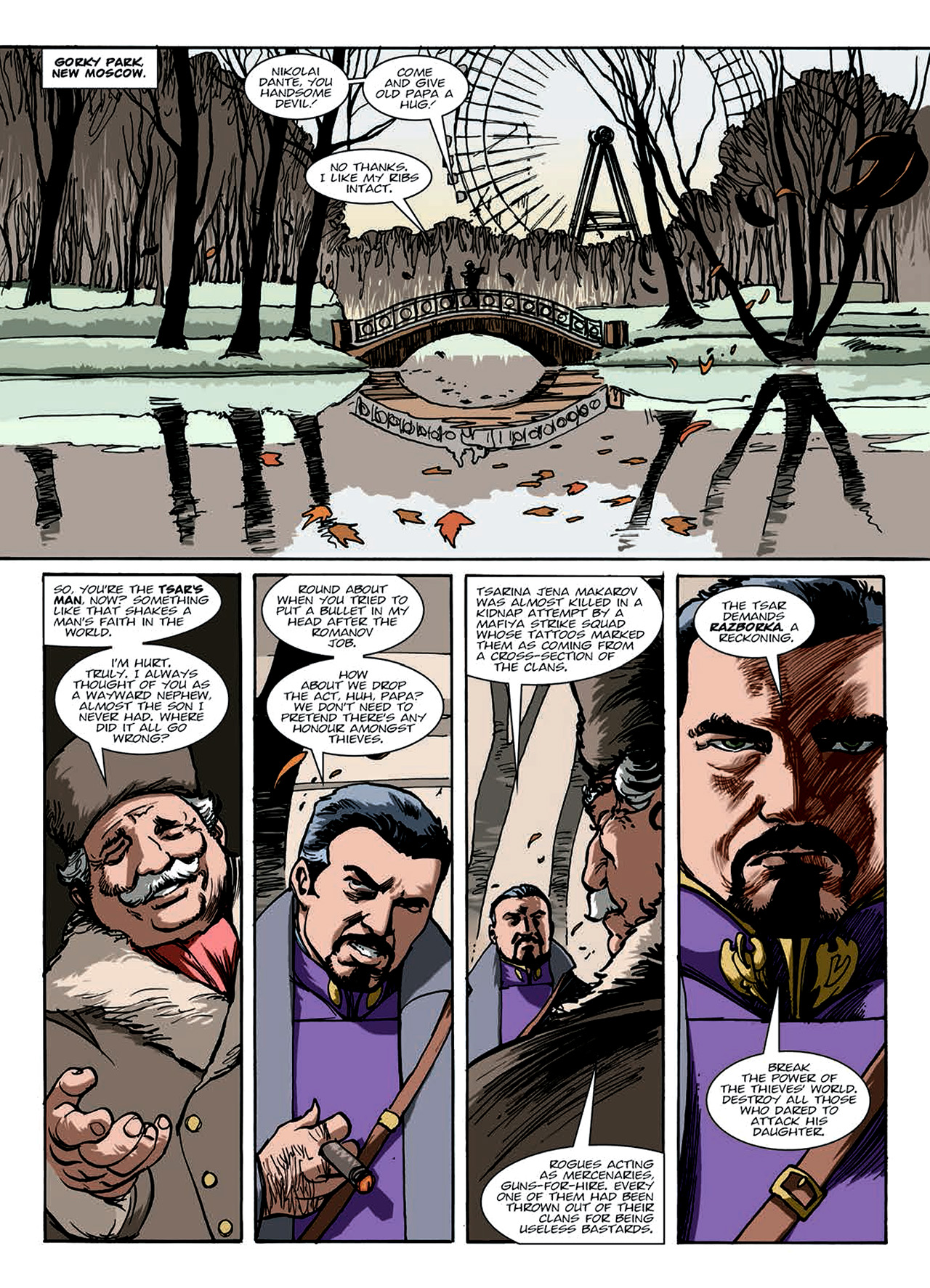 Read online Nikolai Dante comic -  Issue # TPB 8 - 130