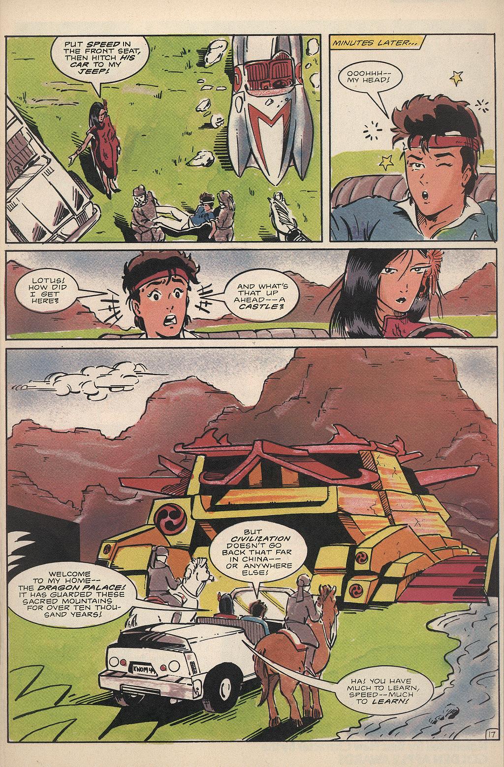 Read online Speed Racer (1987) comic -  Issue #14 - 21