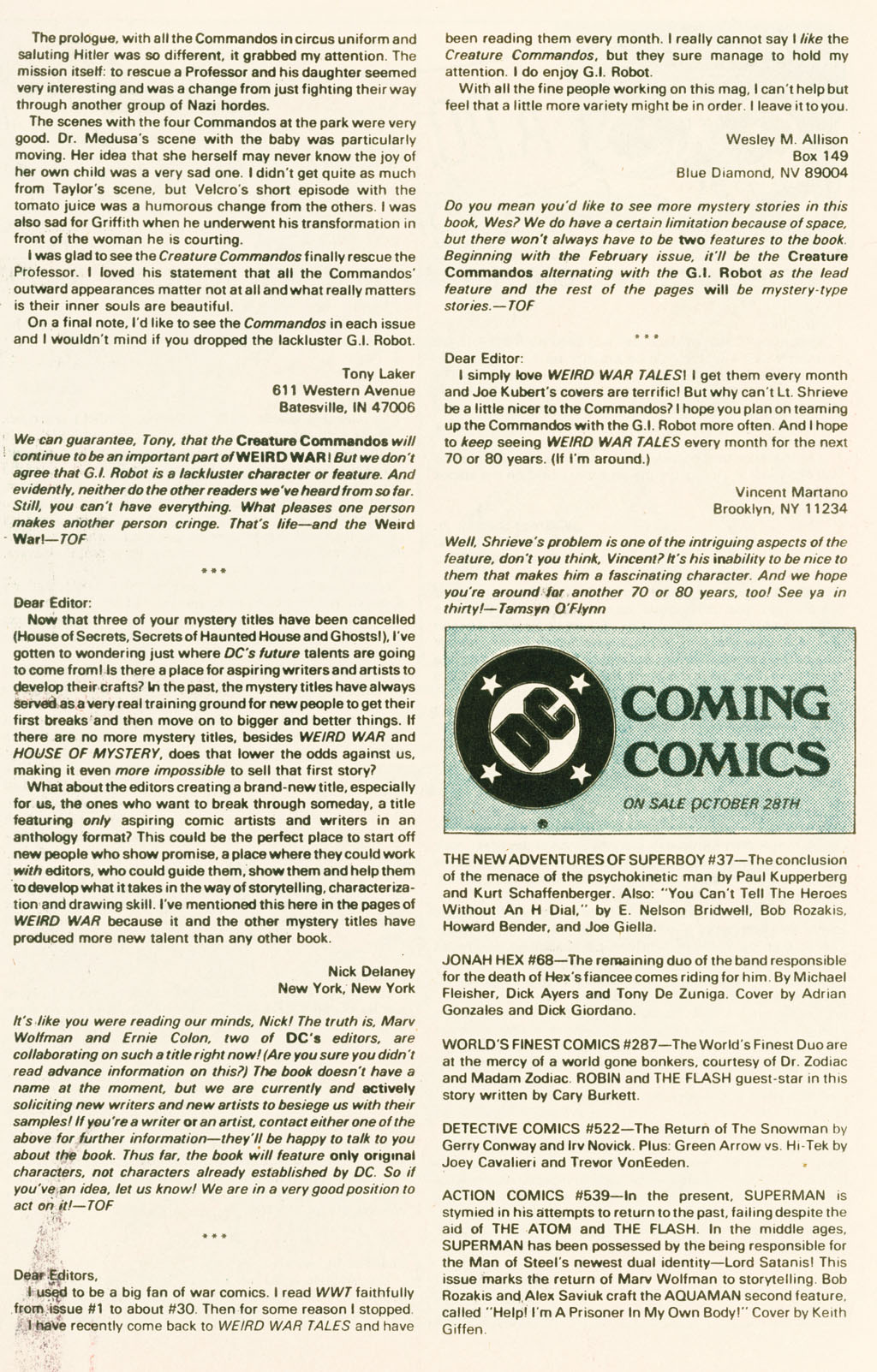 Read online Weird War Tales (1971) comic -  Issue #119 - 34