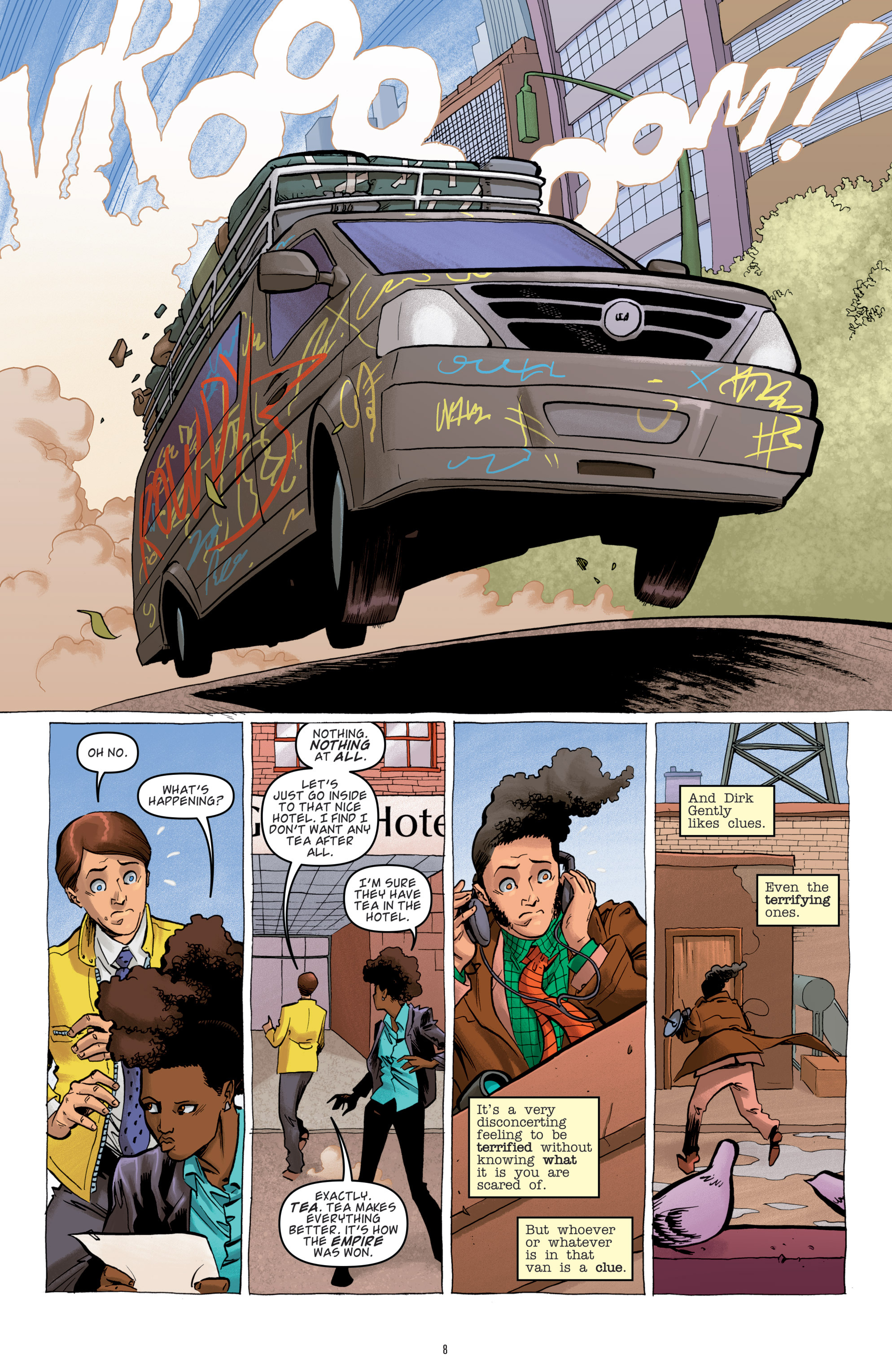 Read online Dirk Gently's Holistic Detective Agency: The Salmon of Doubt comic -  Issue #6 - 8