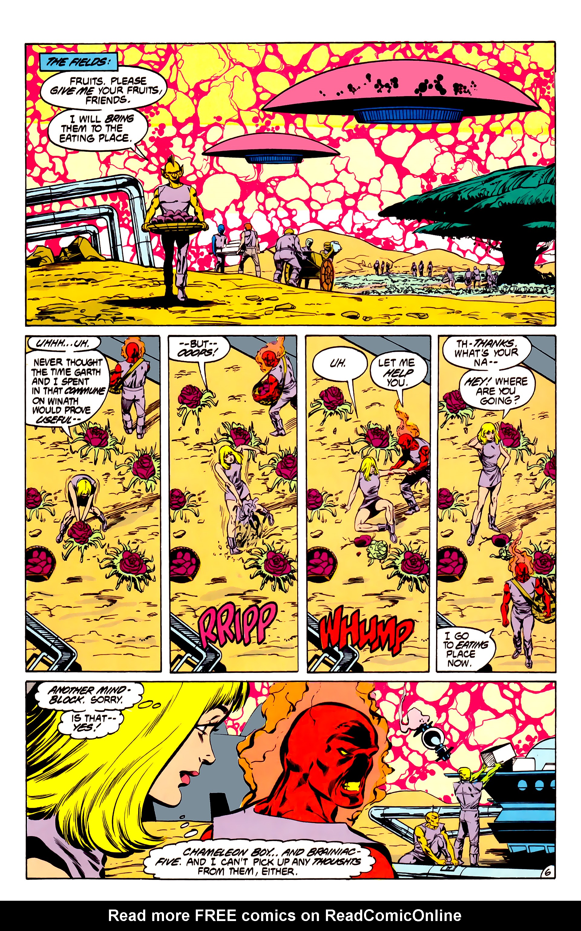 Read online Legion of Super-Heroes (1984) comic -  Issue #32 - 6