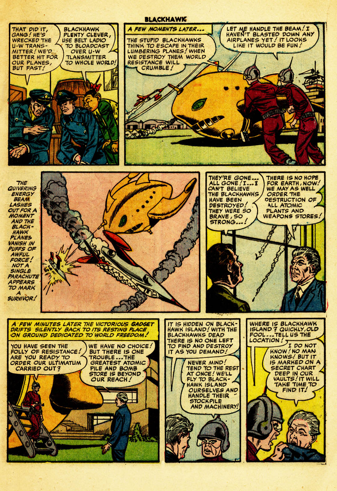 Read online Blackhawk (1957) comic -  Issue #63 - 9