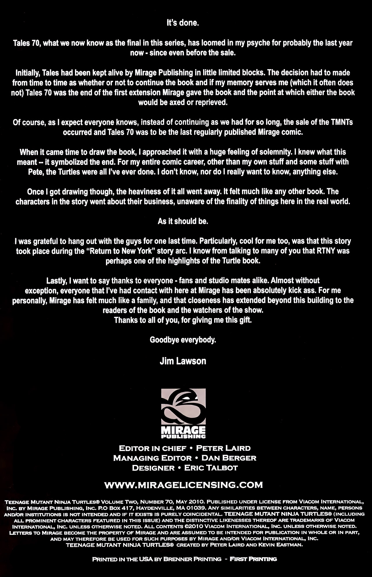 Read online Tales of the TMNT comic -  Issue #70 - 3