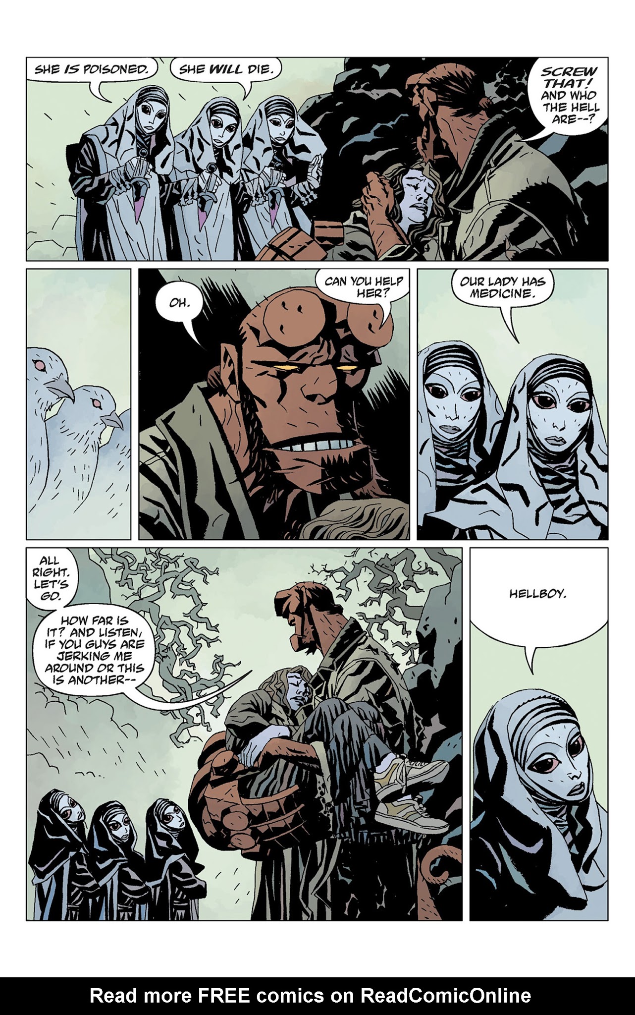 Read online Hellboy: The Wild Hunt comic -  Issue # TPB - 91