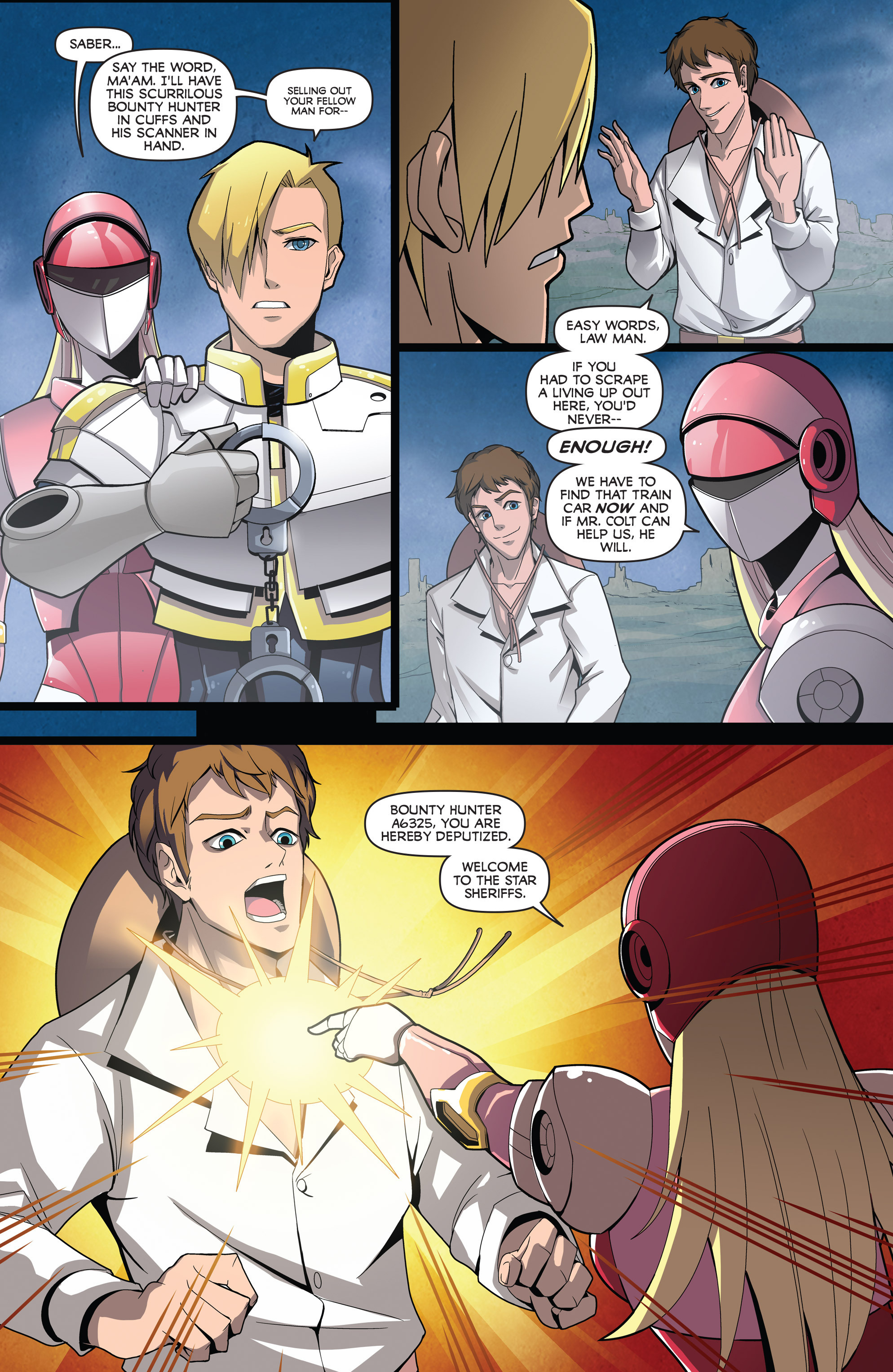 Read online Saber Rider and the Star Sheriffs comic -  Issue #1 - 22