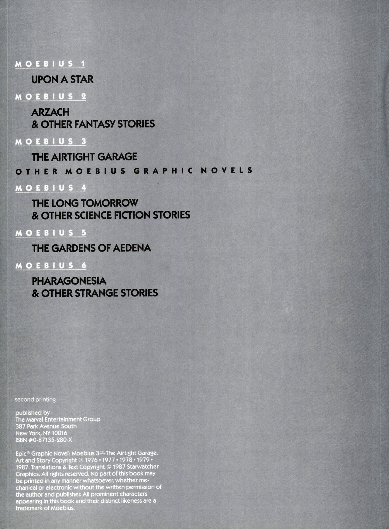 Read online Epic Graphic Novel: Moebius comic -  Issue # TPB 3 - 4