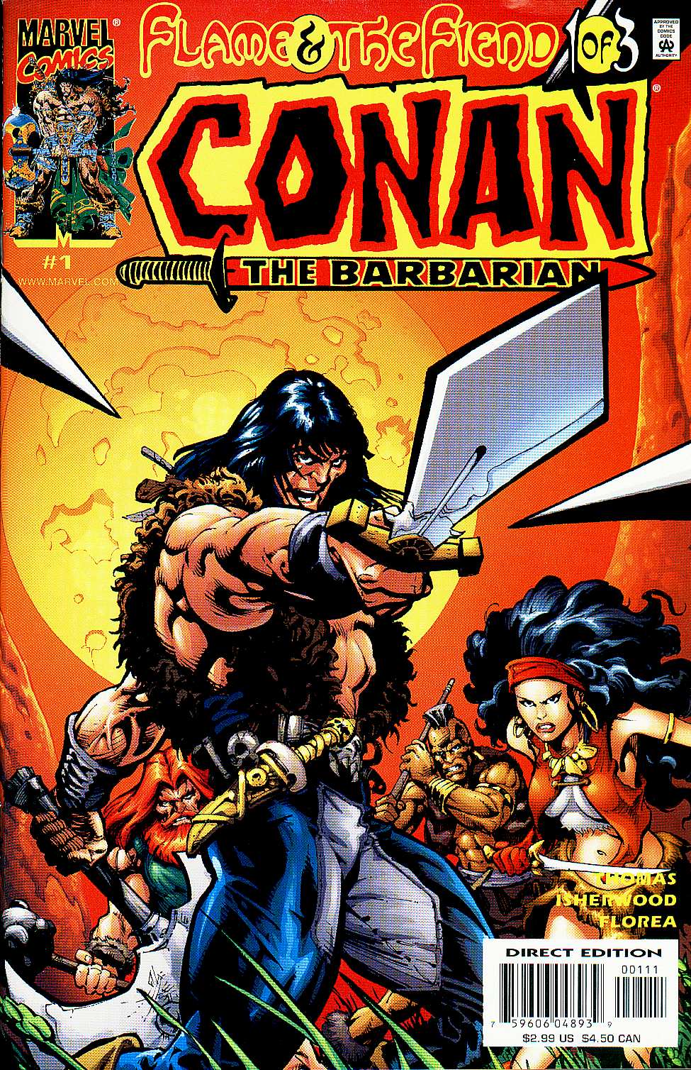 Read online Conan the Barbarian: Flame and the Fiend comic -  Issue #1 - 1
