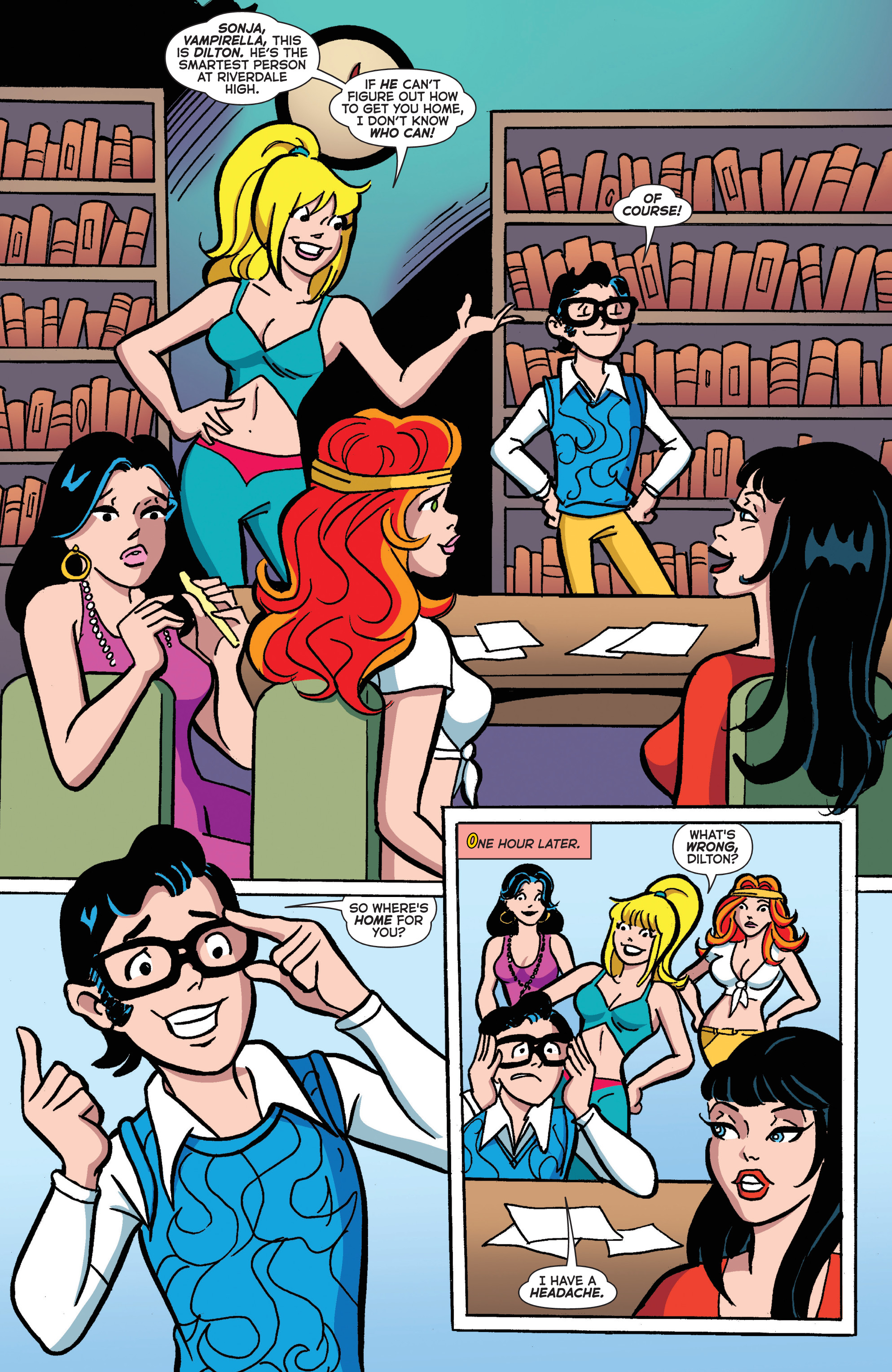 Read online Red Sonja and Vampirella Meet Betty and Veronica comic -  Issue #9 - 17