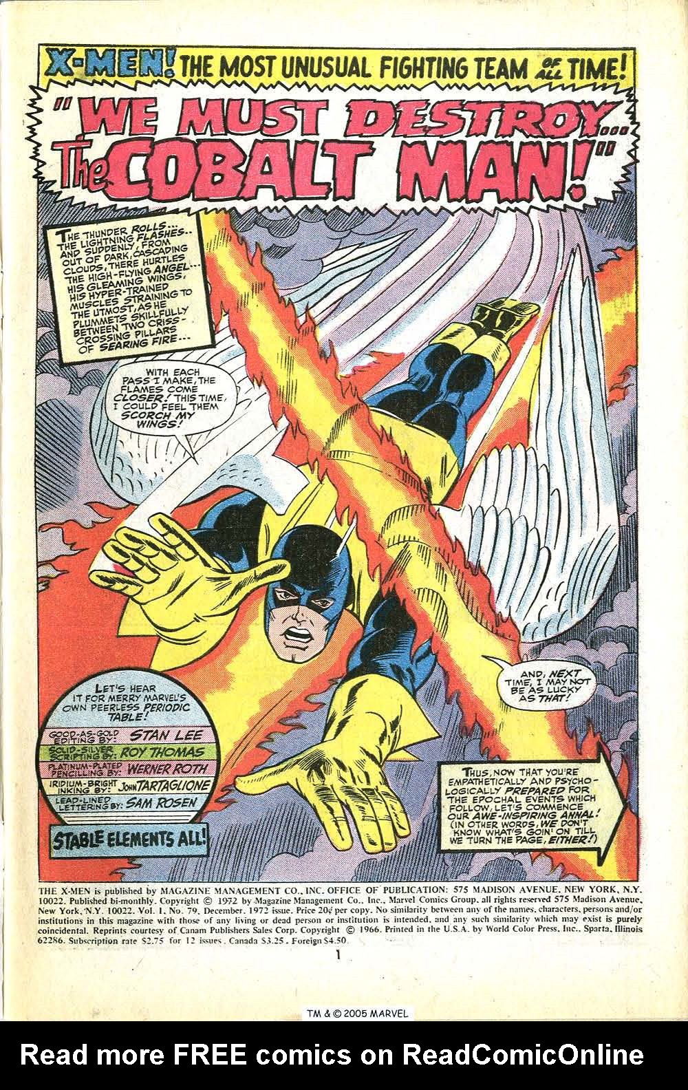 Read online Uncanny X-Men (1963) comic -  Issue #79 - 3
