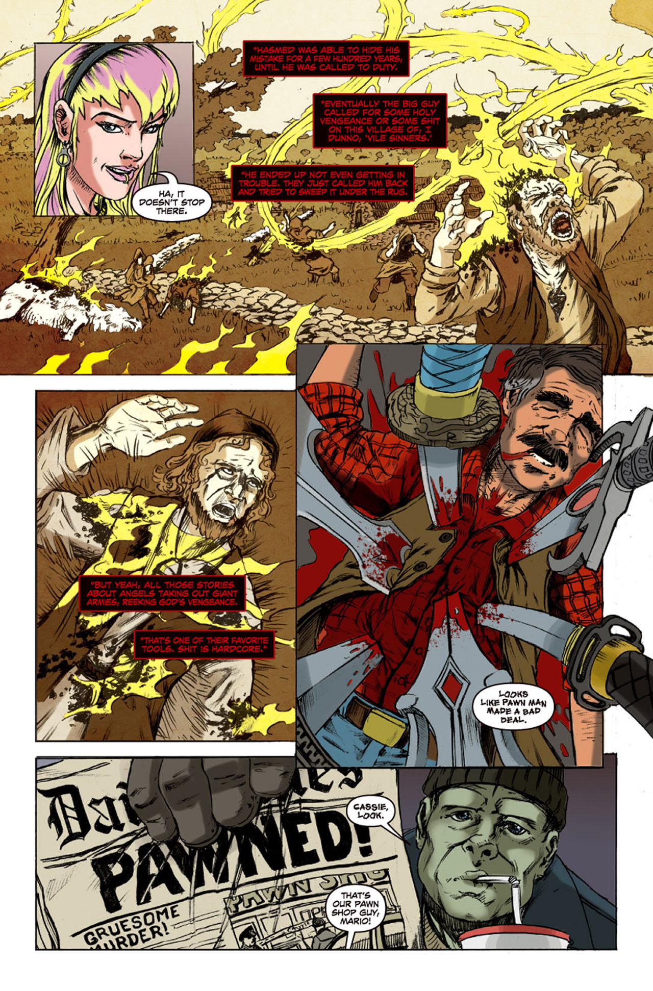 Read online Hack/Slash & Mercy Sparx: A Slice of Hell comic -  Issue #1 - 19