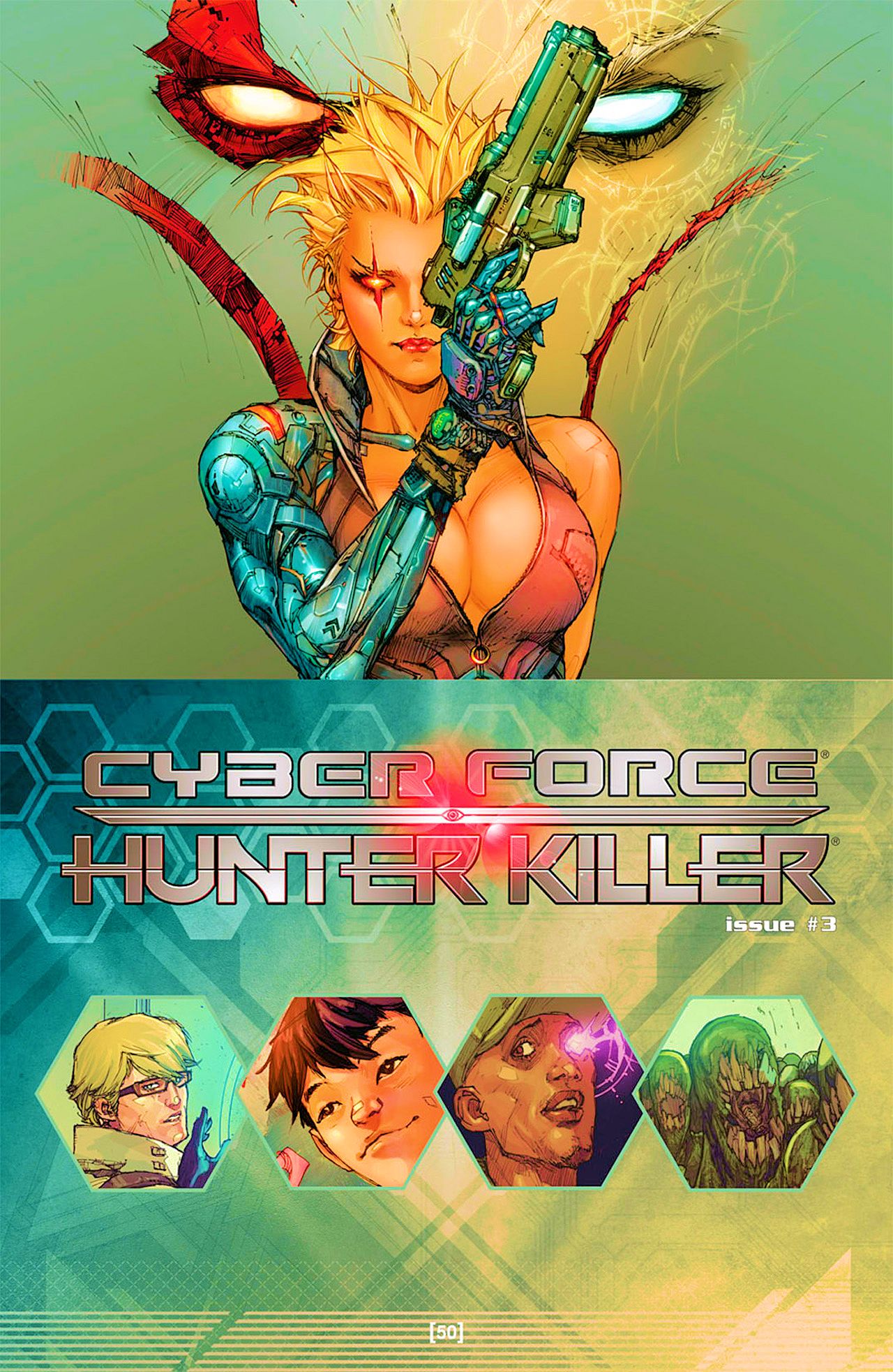 Read online CyberForce/Hunter-Killer comic -  Issue #3 - 2