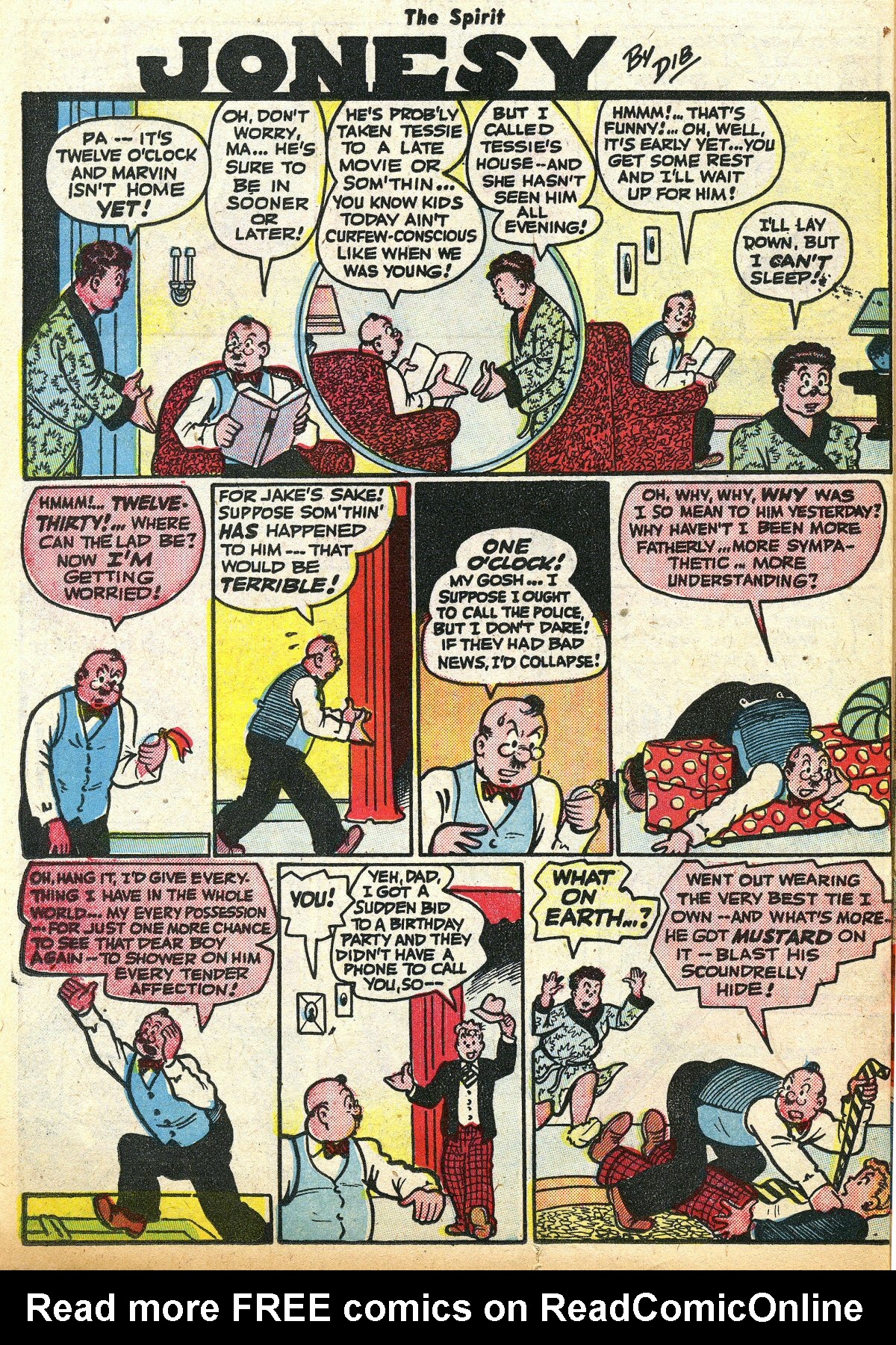Read online The Spirit (1944) comic -  Issue #14 - 34